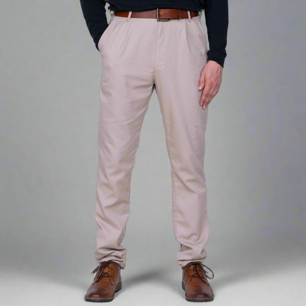 High Rise Chino - Khaki