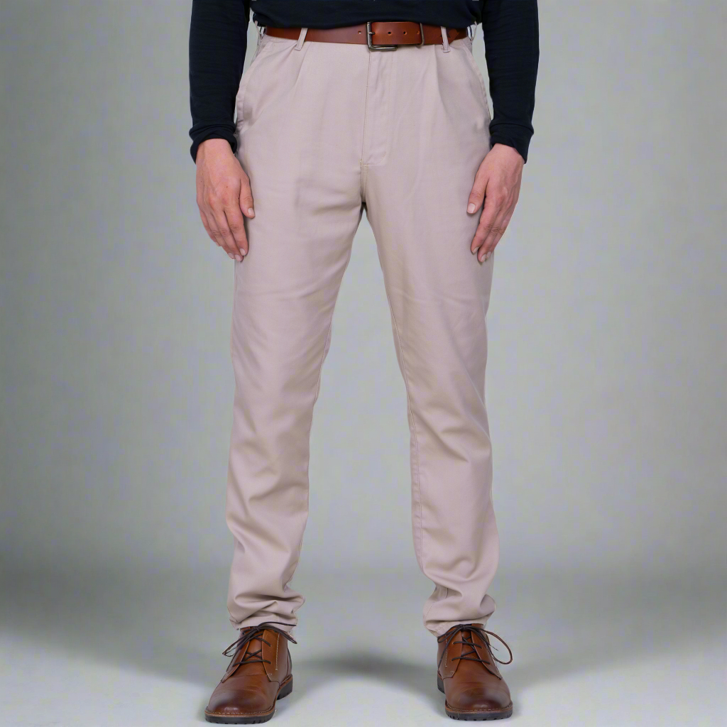 High Rise Chino - Khaki