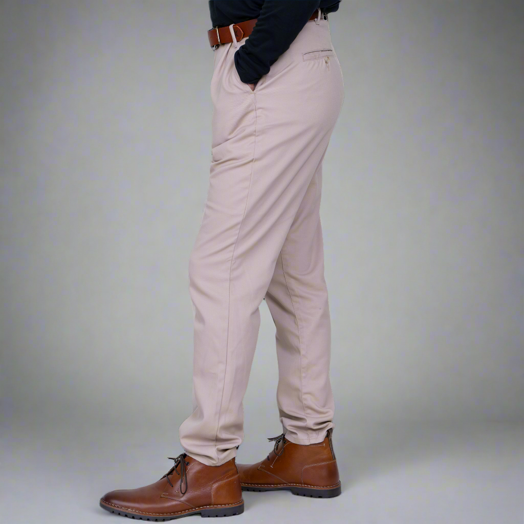 High Rise Chino - Khaki