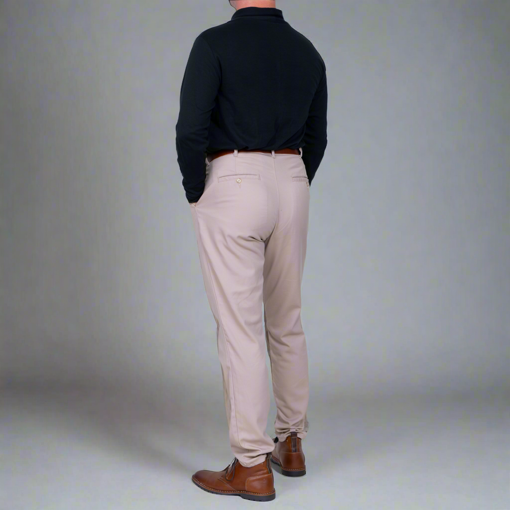 High Rise Chino - Khaki