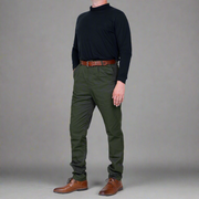 High Rise Chino - Olive