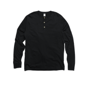 Unisex Long Sleeve Eco Cotton Henley