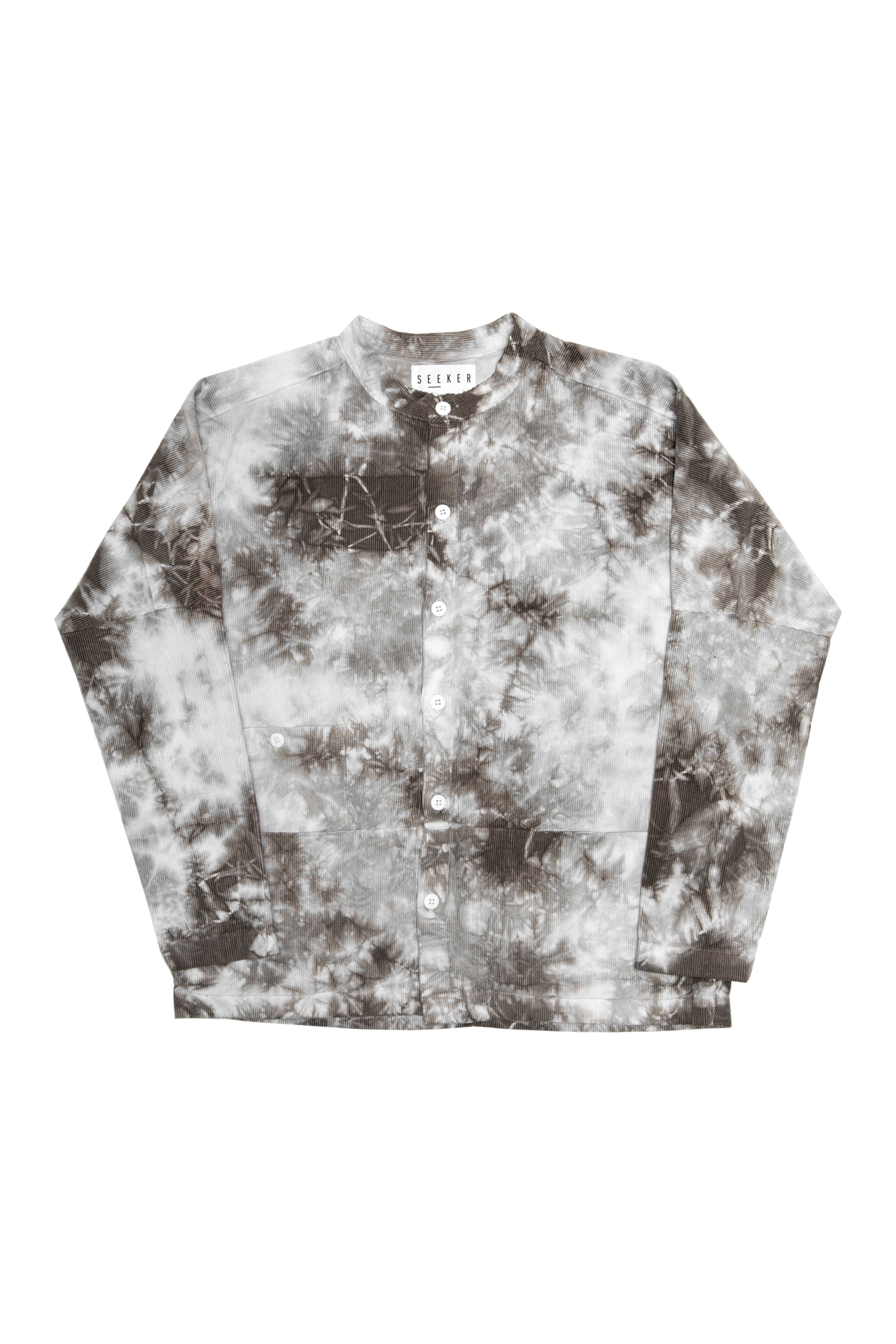 Unisex Raj Corduroy Coat in Tie Dye