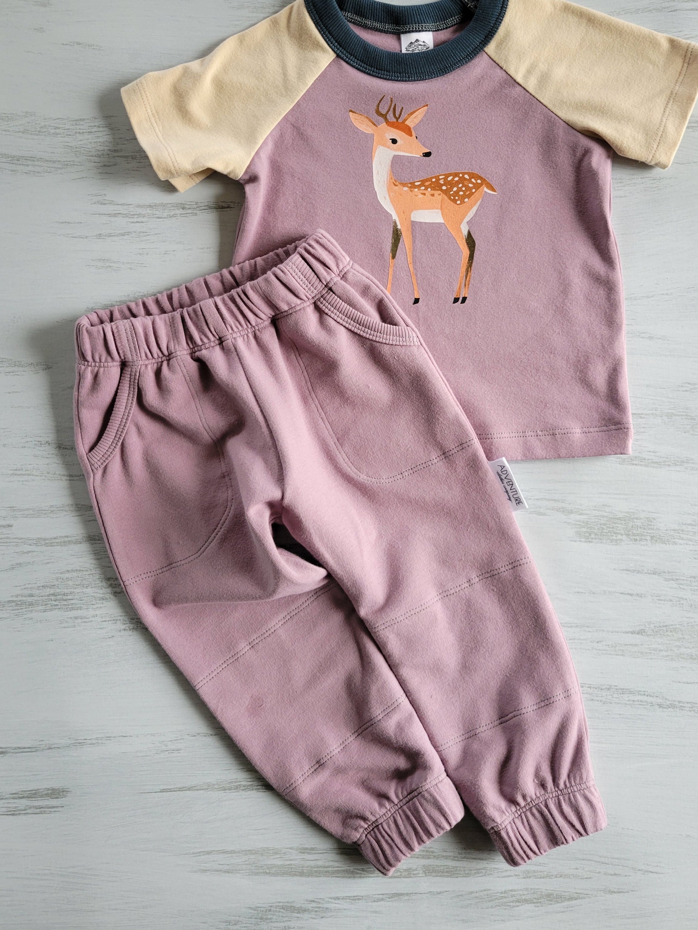 Kids Double Knee Sweats -Organic American Made Cotton