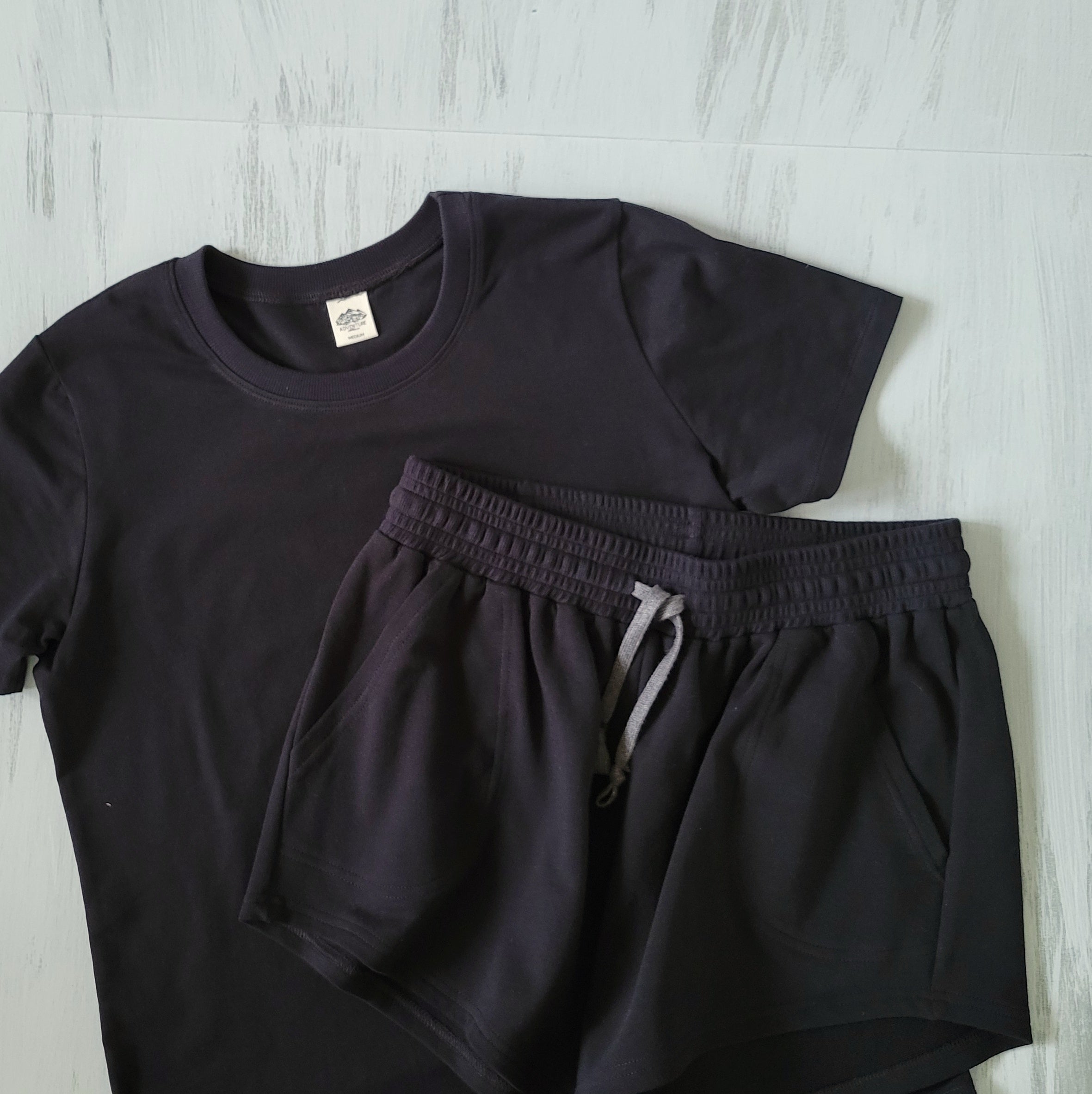 Womens Lounge Set - Shirt & Shorts