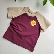 Kids Purple Tshirt - Organic American made Cotton