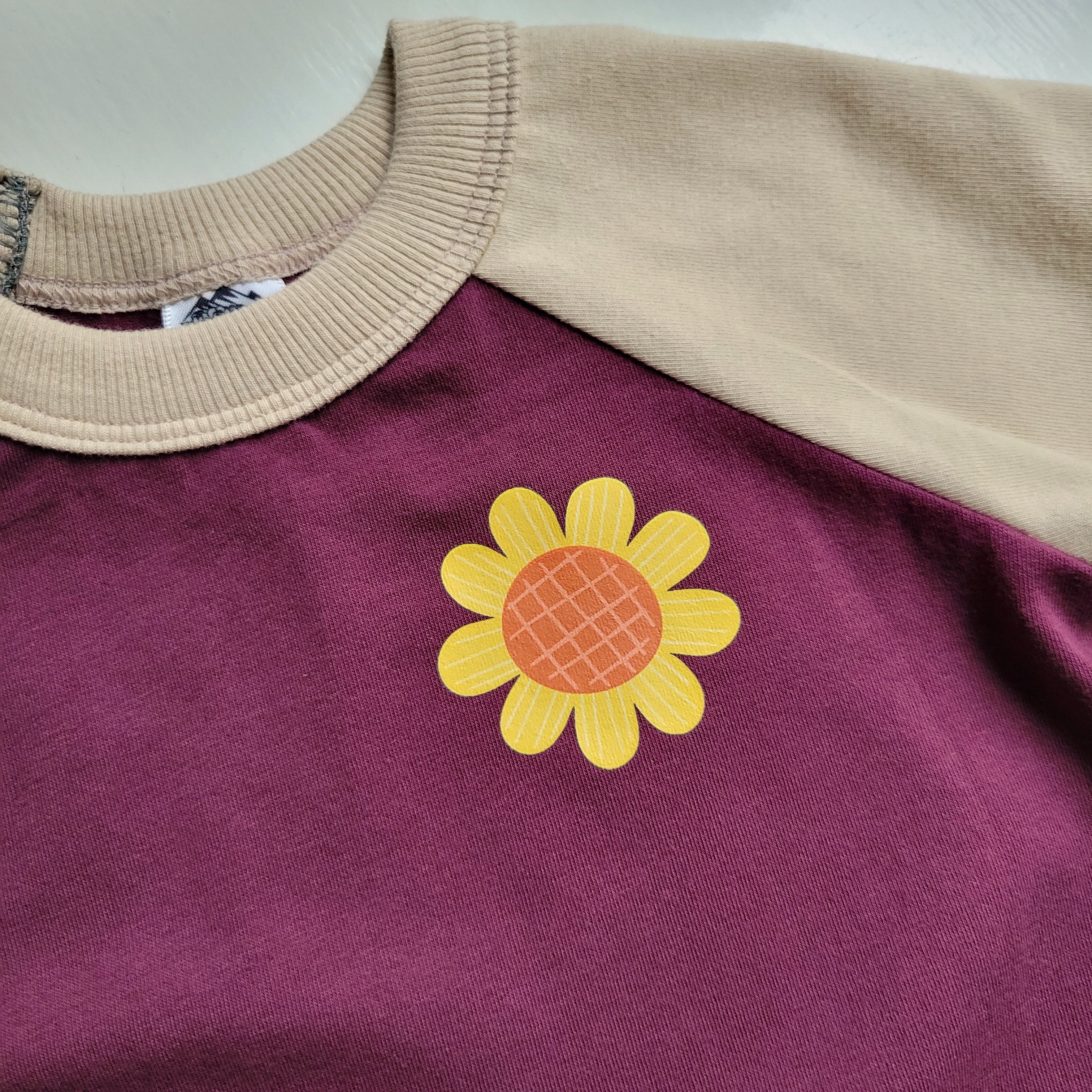 Kids Purple Tshirt - Organic American made Cotton