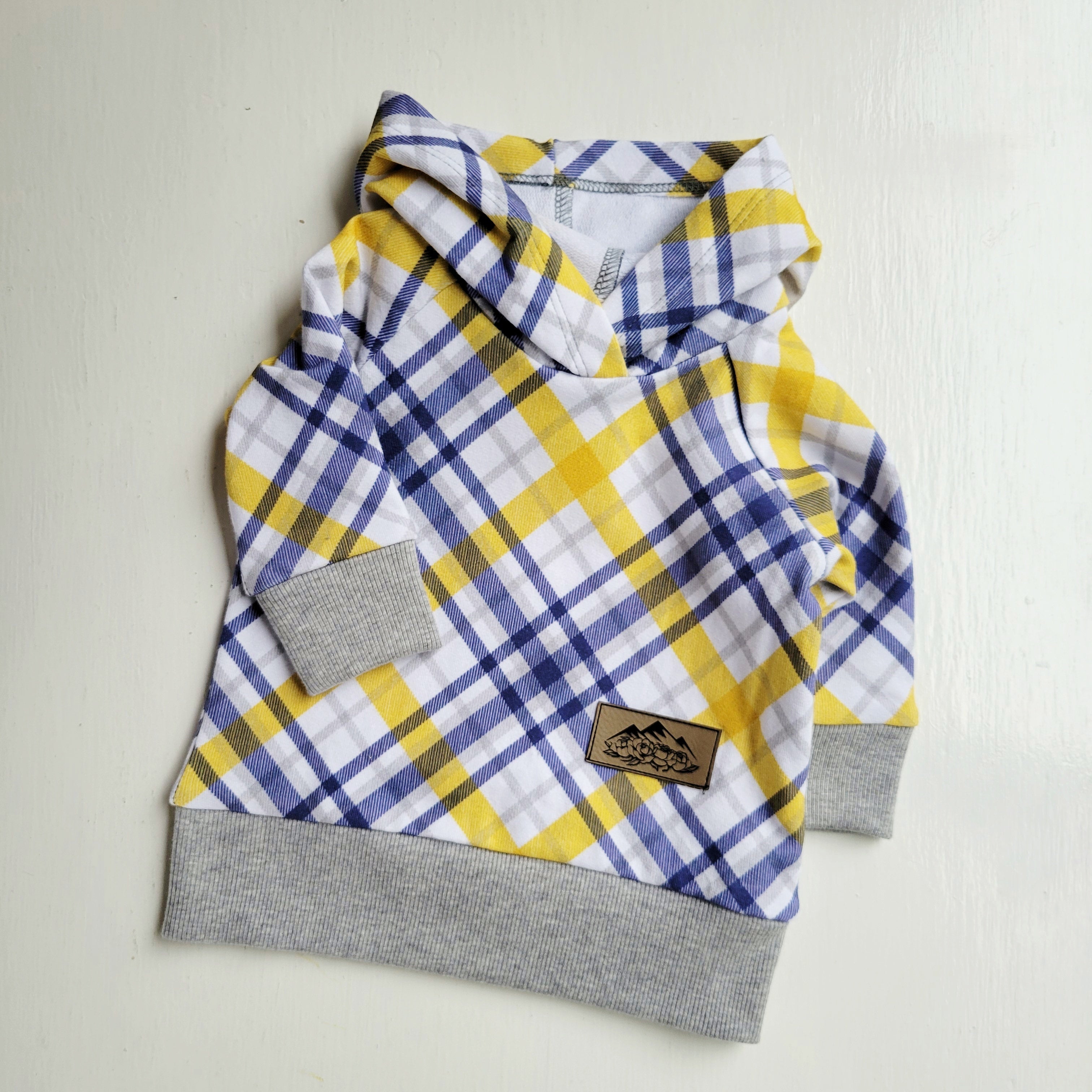 Baby Plaid Hoodies