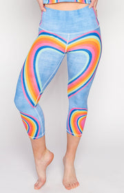 Capri Legging - Rainbow Love