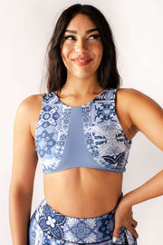 Twist & Turn Bra - Mosaic In Blue