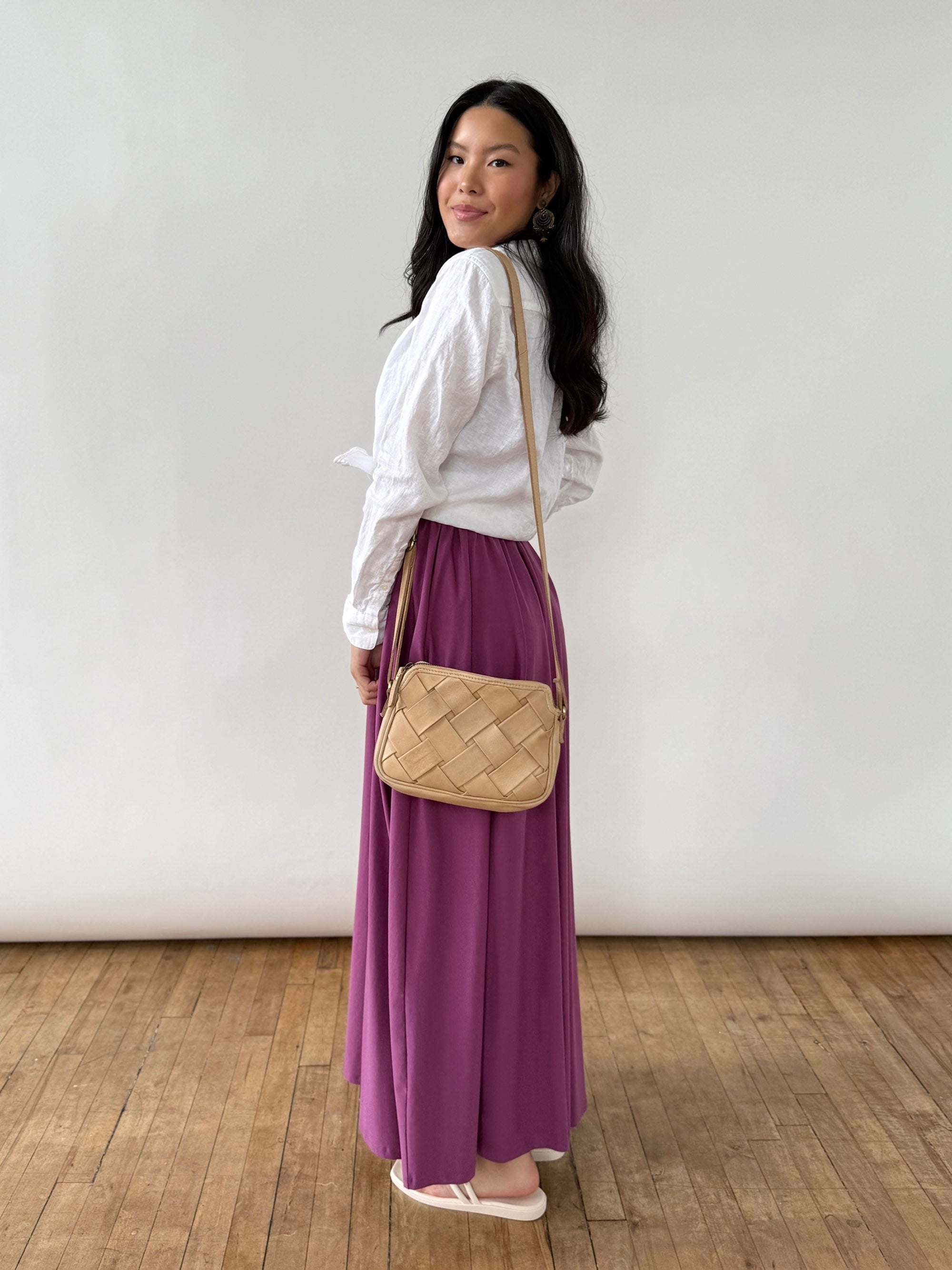 LYDIA dress in Deep Lilac