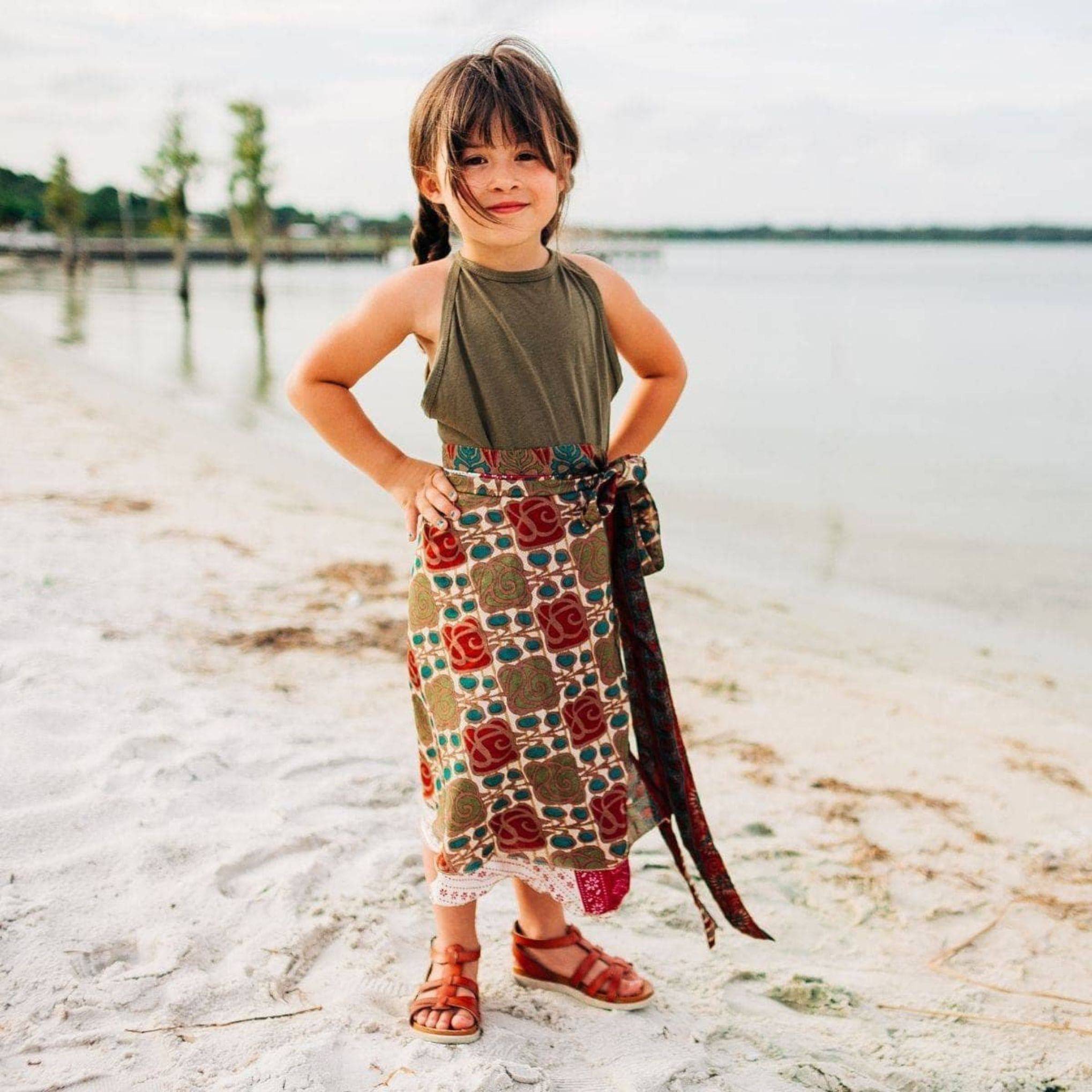 Kids Skirt – Recycled Sari Magic
