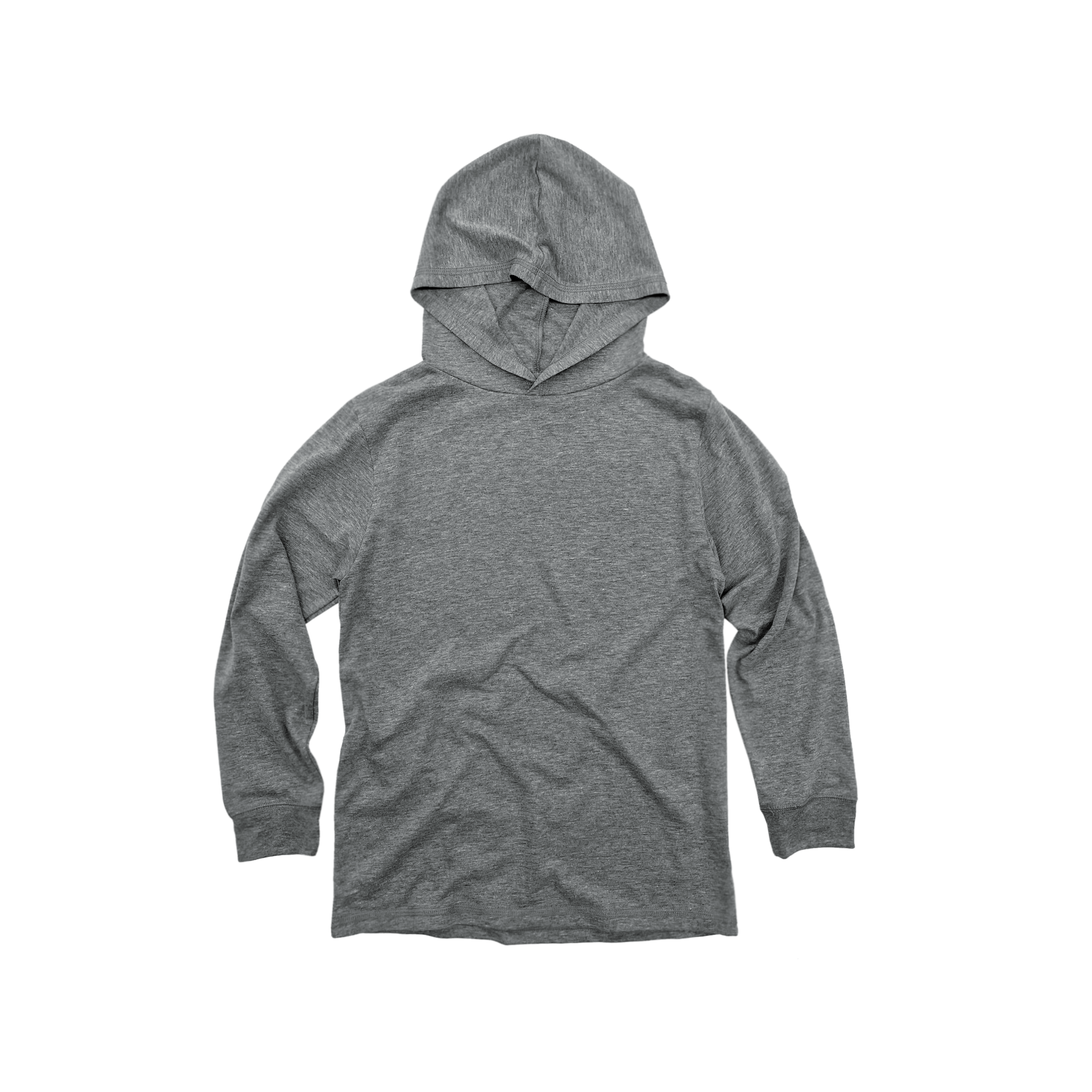 Youth Hooded Long Sleeve Triblend Tee