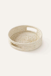 Small Woven Tray Raffia