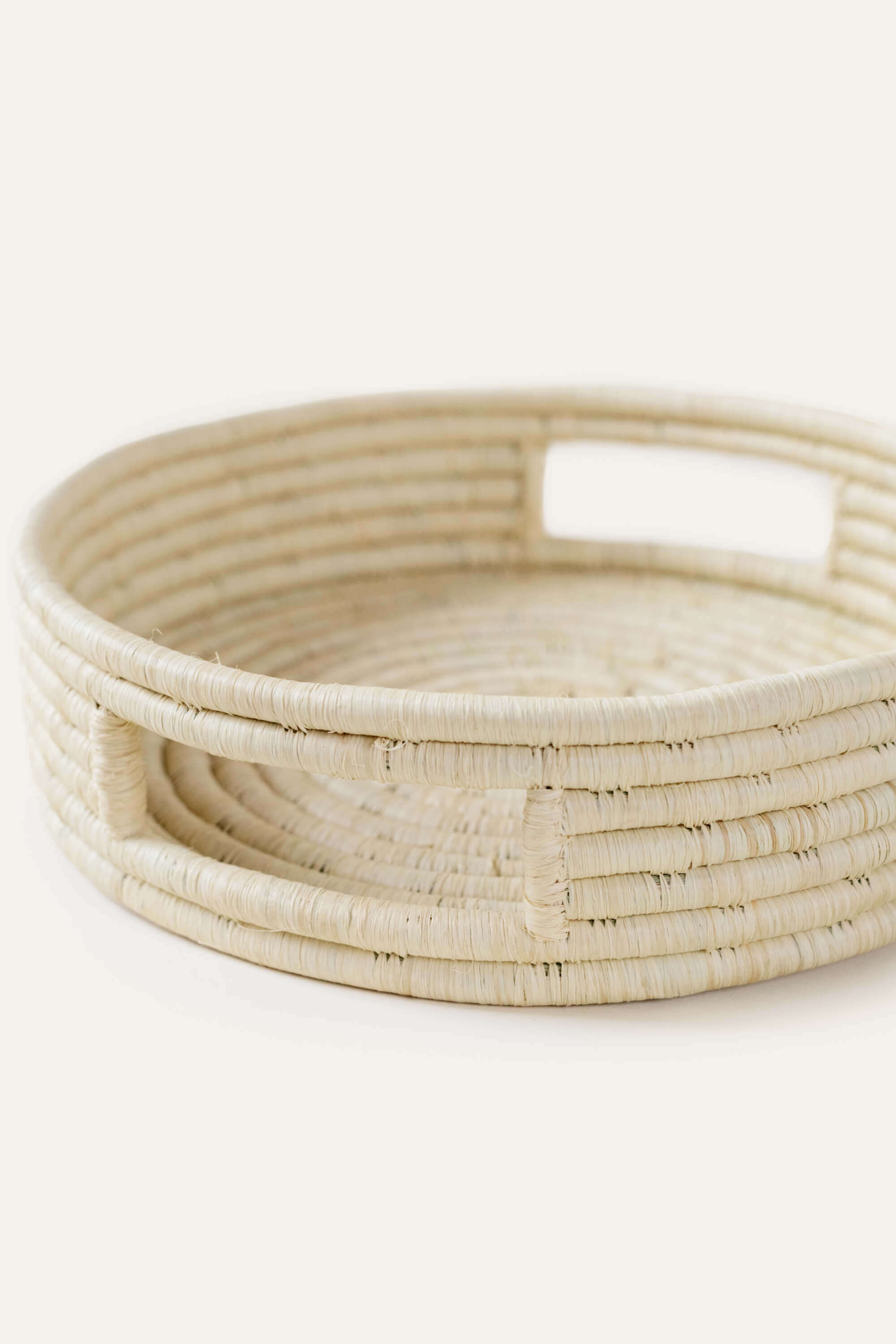 Small Woven Tray Raffia