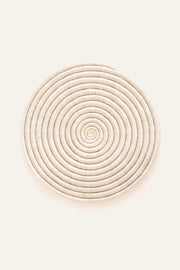 12" Sisal Placemat - White