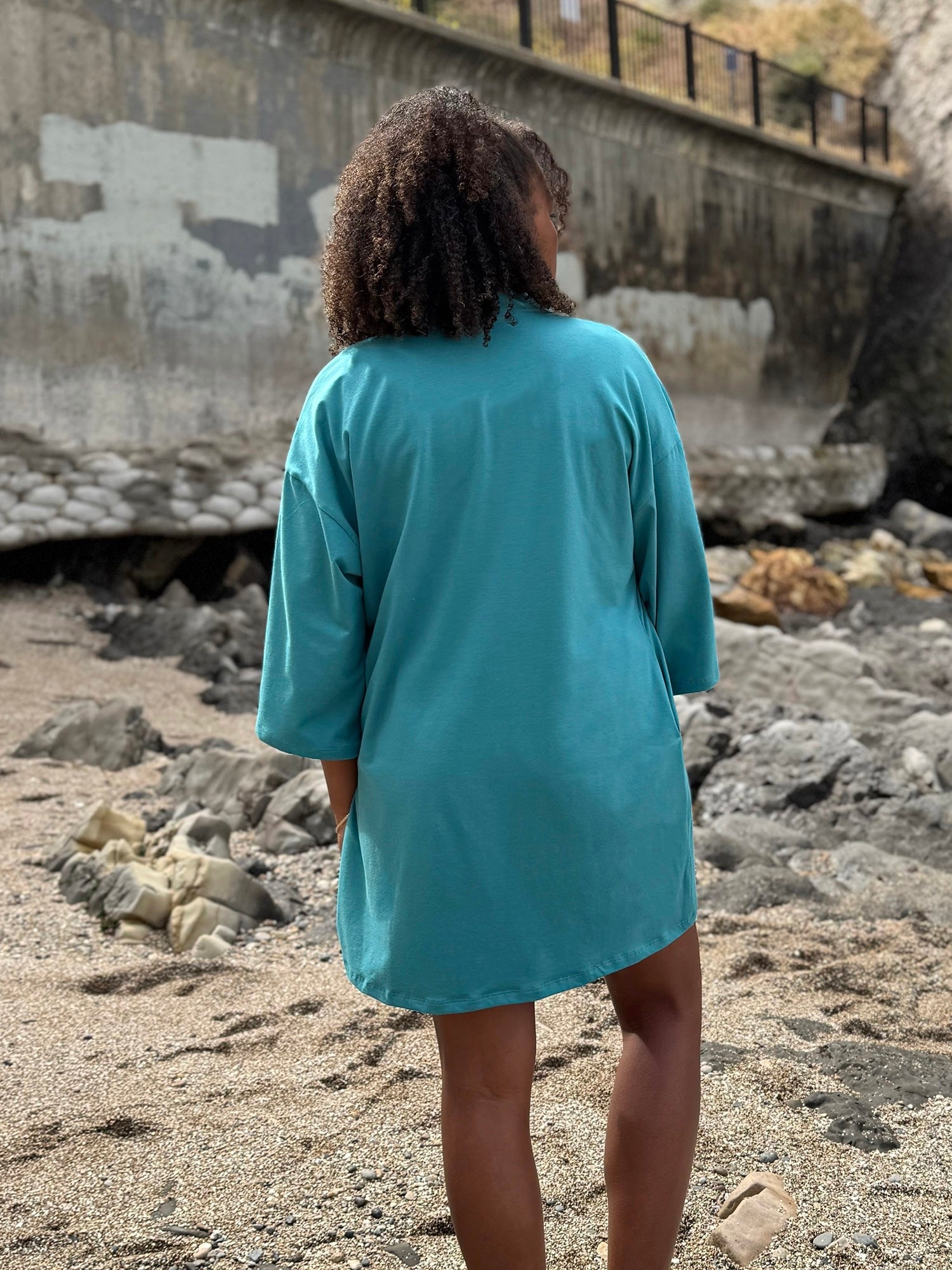 EVANA cardigan in Marine Teal
