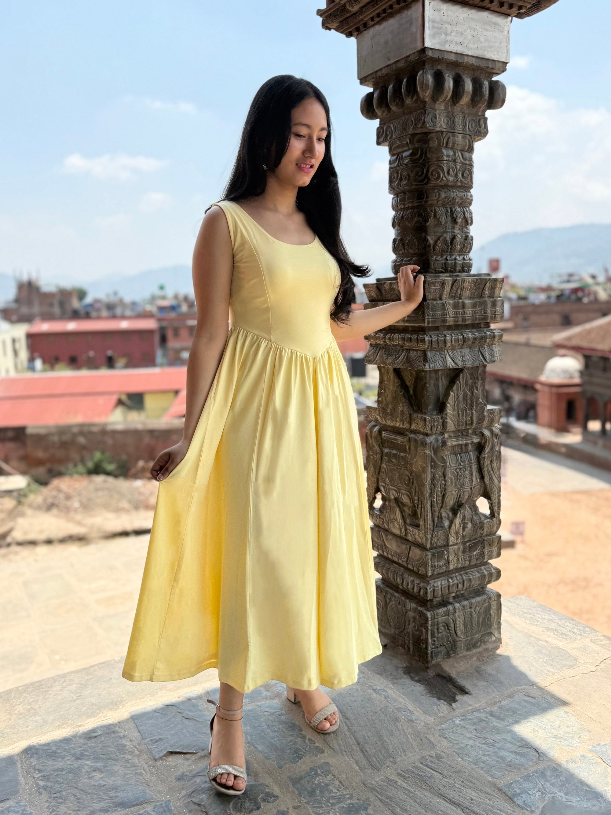 ESTHER dress in Sunlight