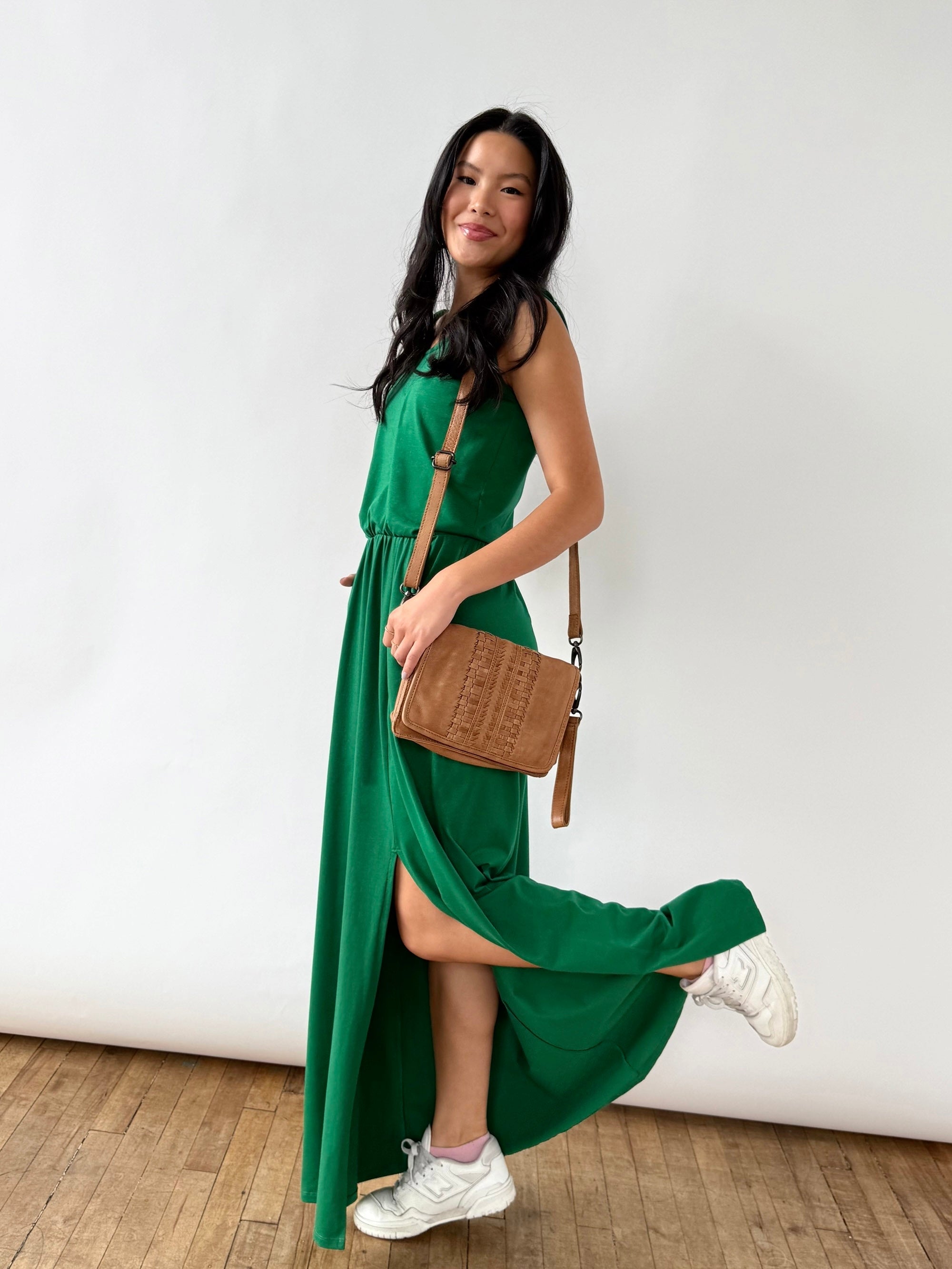 MICHAL dress in Rich Emerald