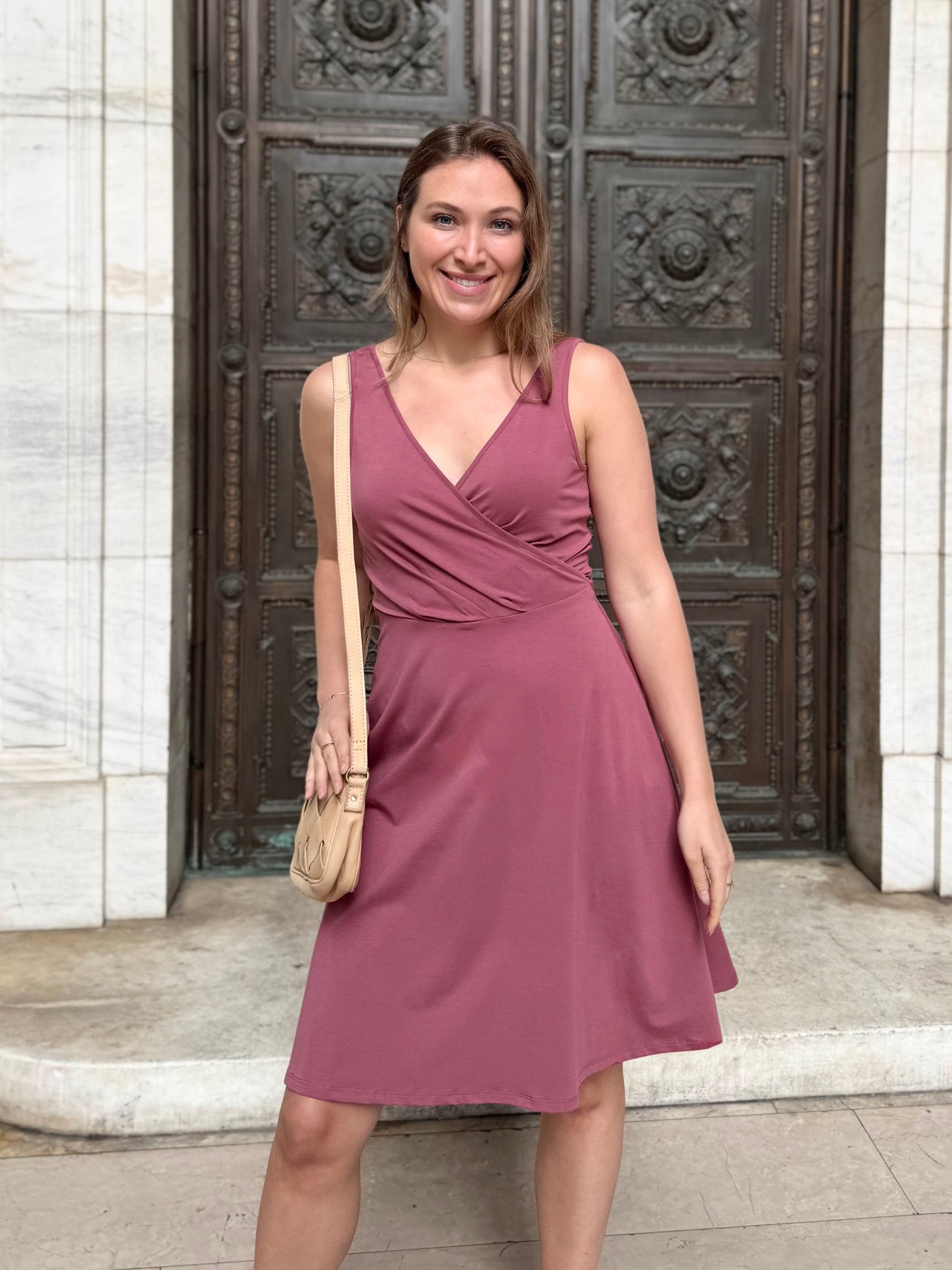 WREN dress in Vintage Mauve