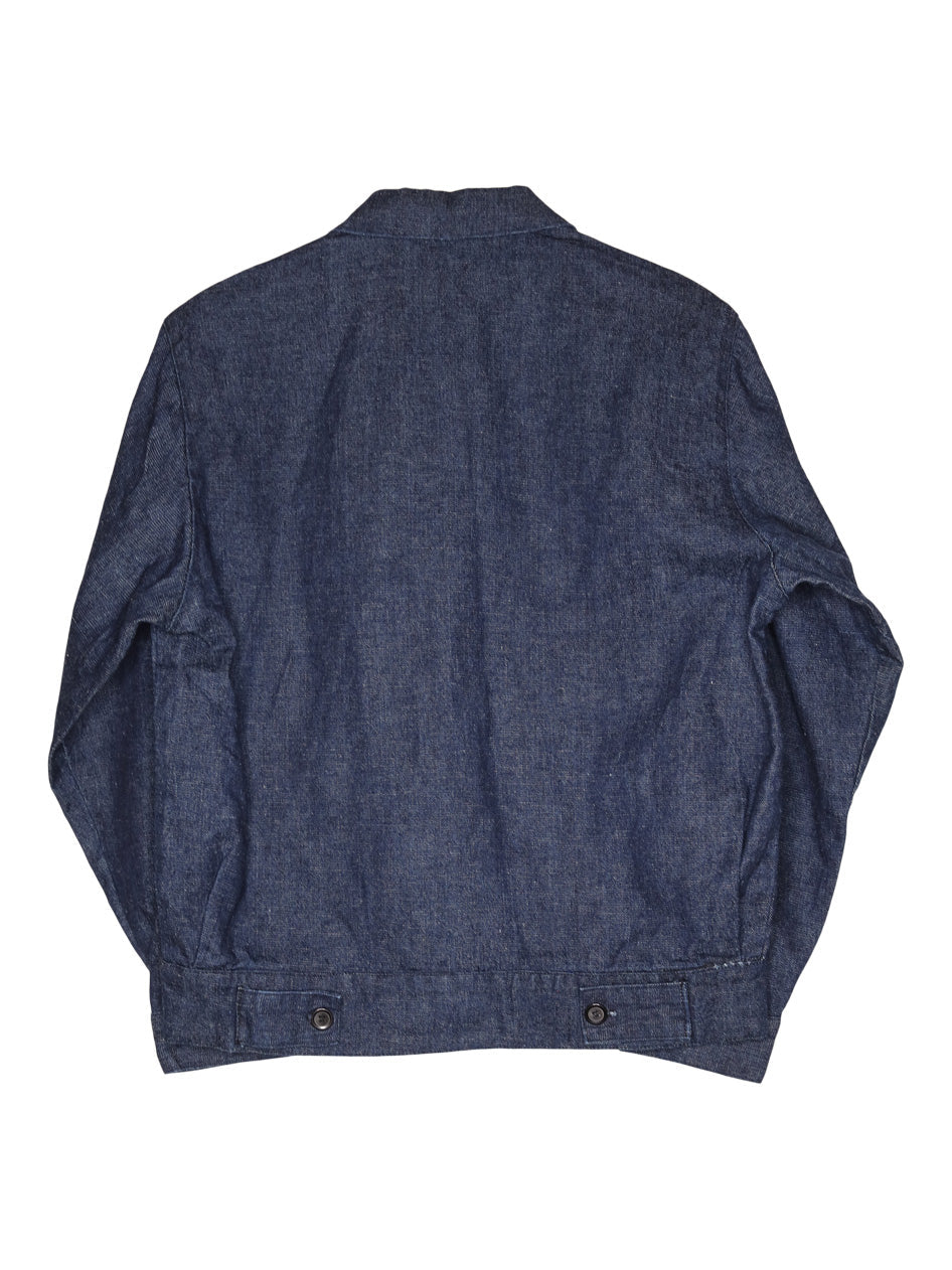 Unisex Studio Coat in Hemp Denim