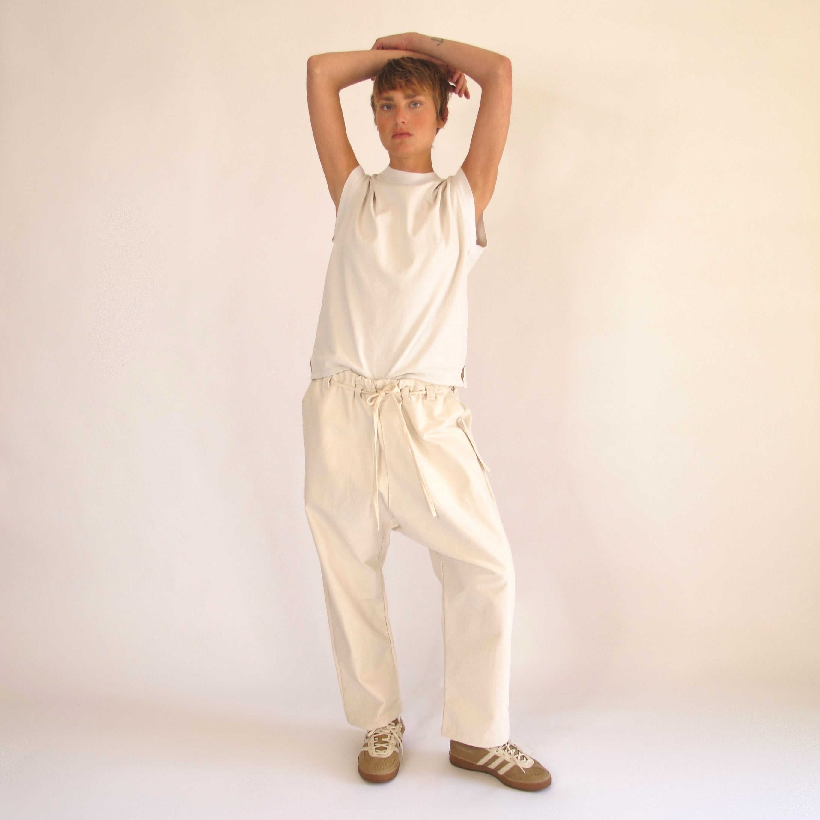 Unisex Picasso Pant in Hemp Denim