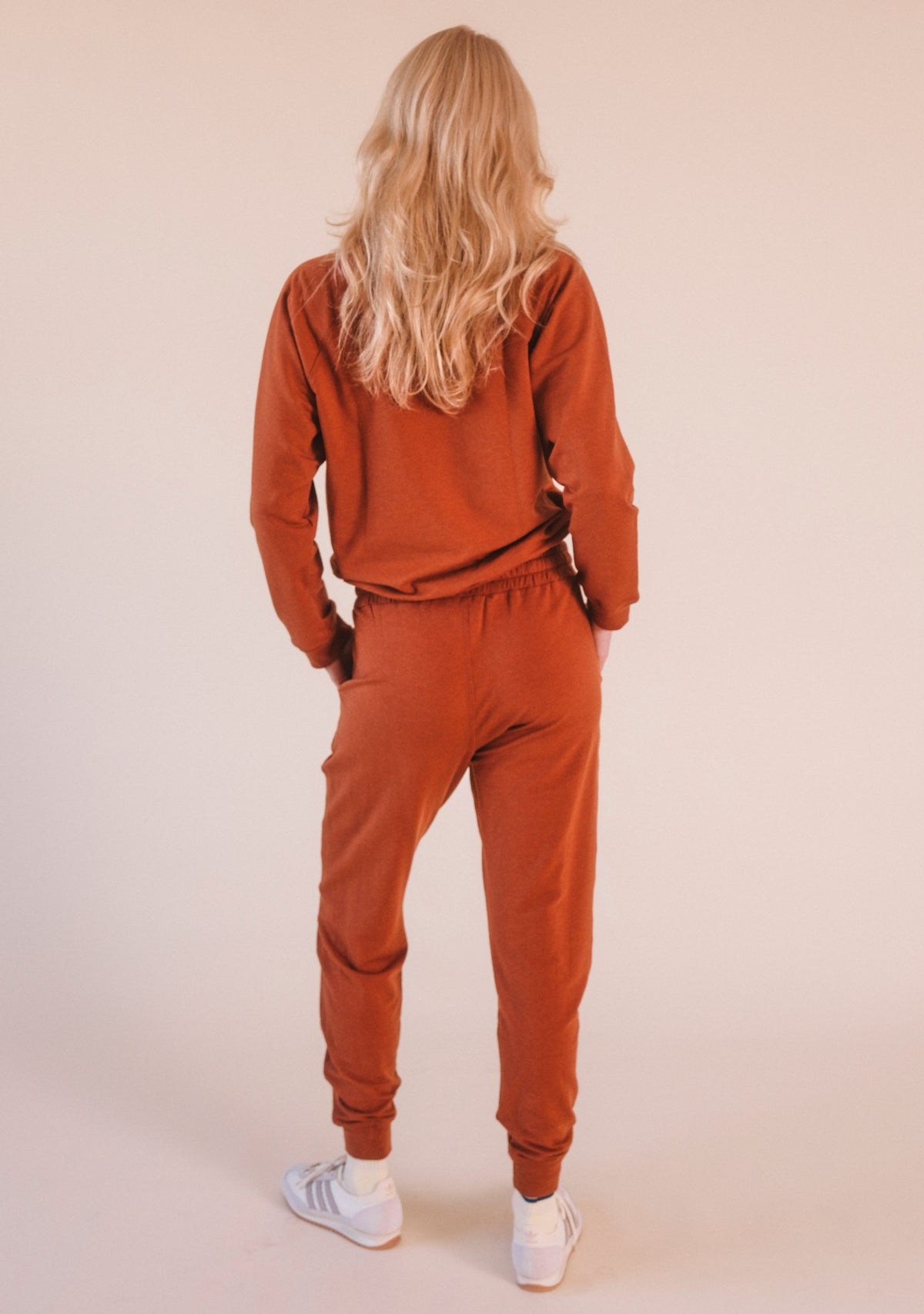 Agnes Organic Cotton + Tencel™ Jogger Pant - Rust