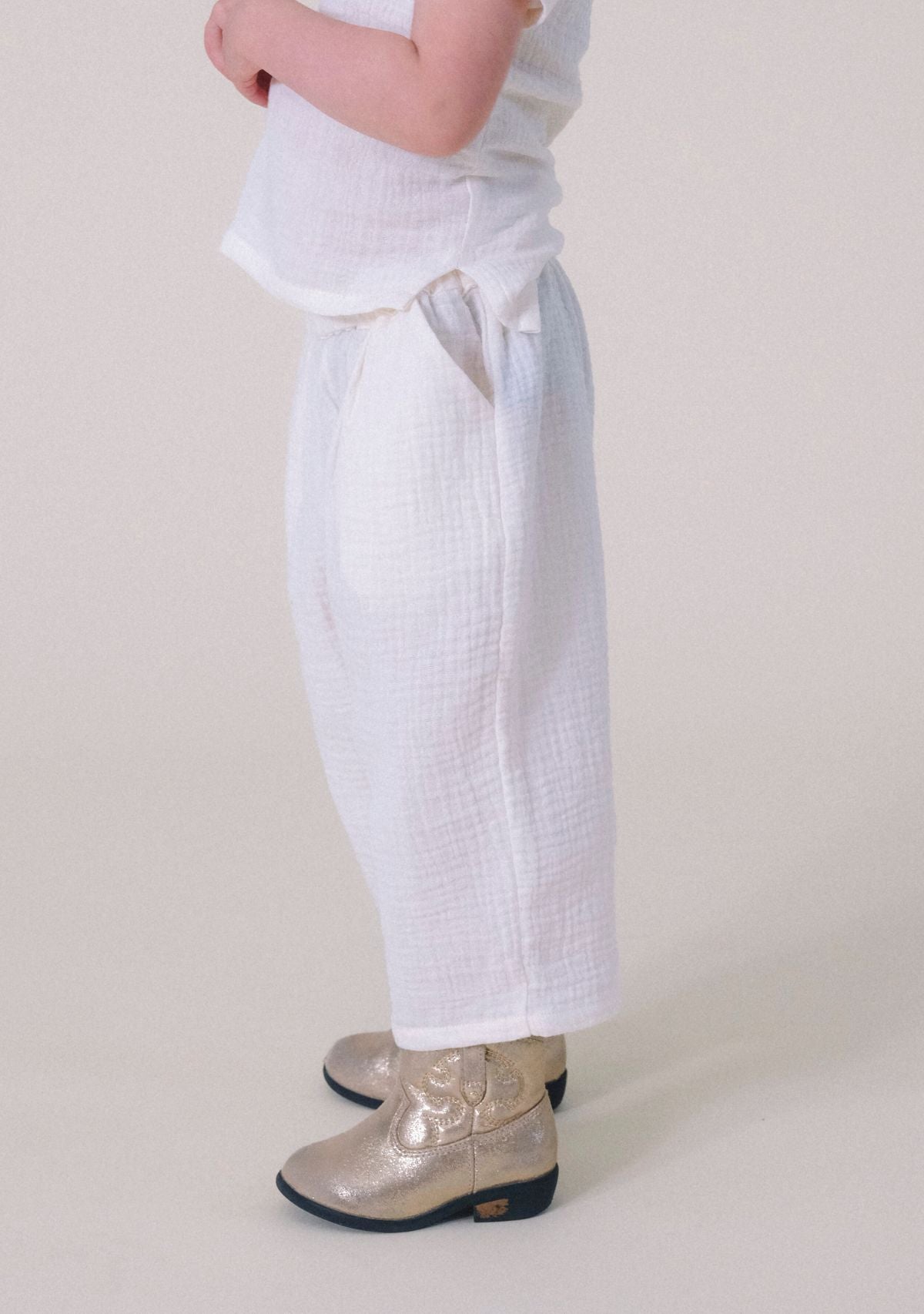 Nico Toddler Pant- Ivory