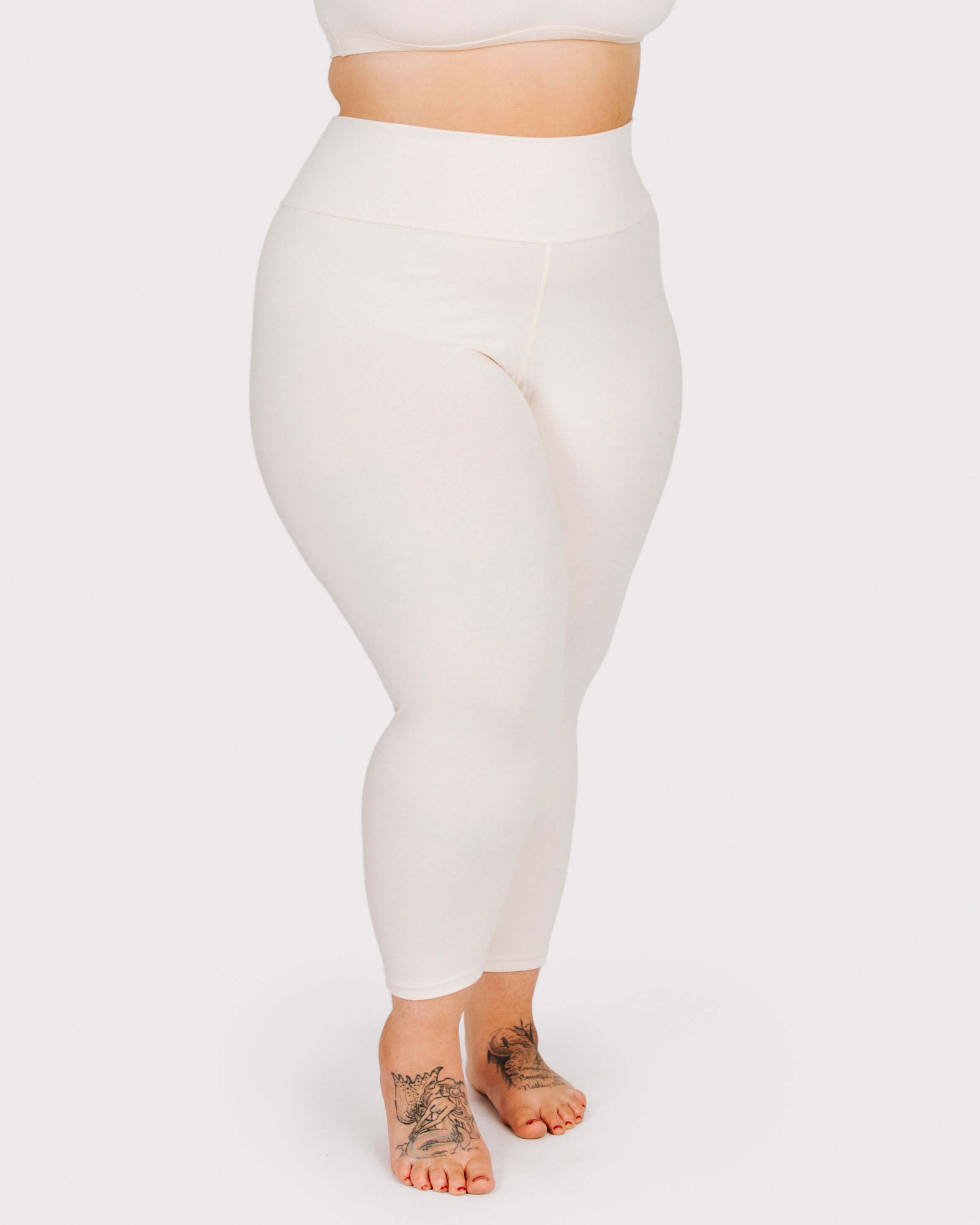 High Rise Ankle Length Leggings Pomegranate Punch