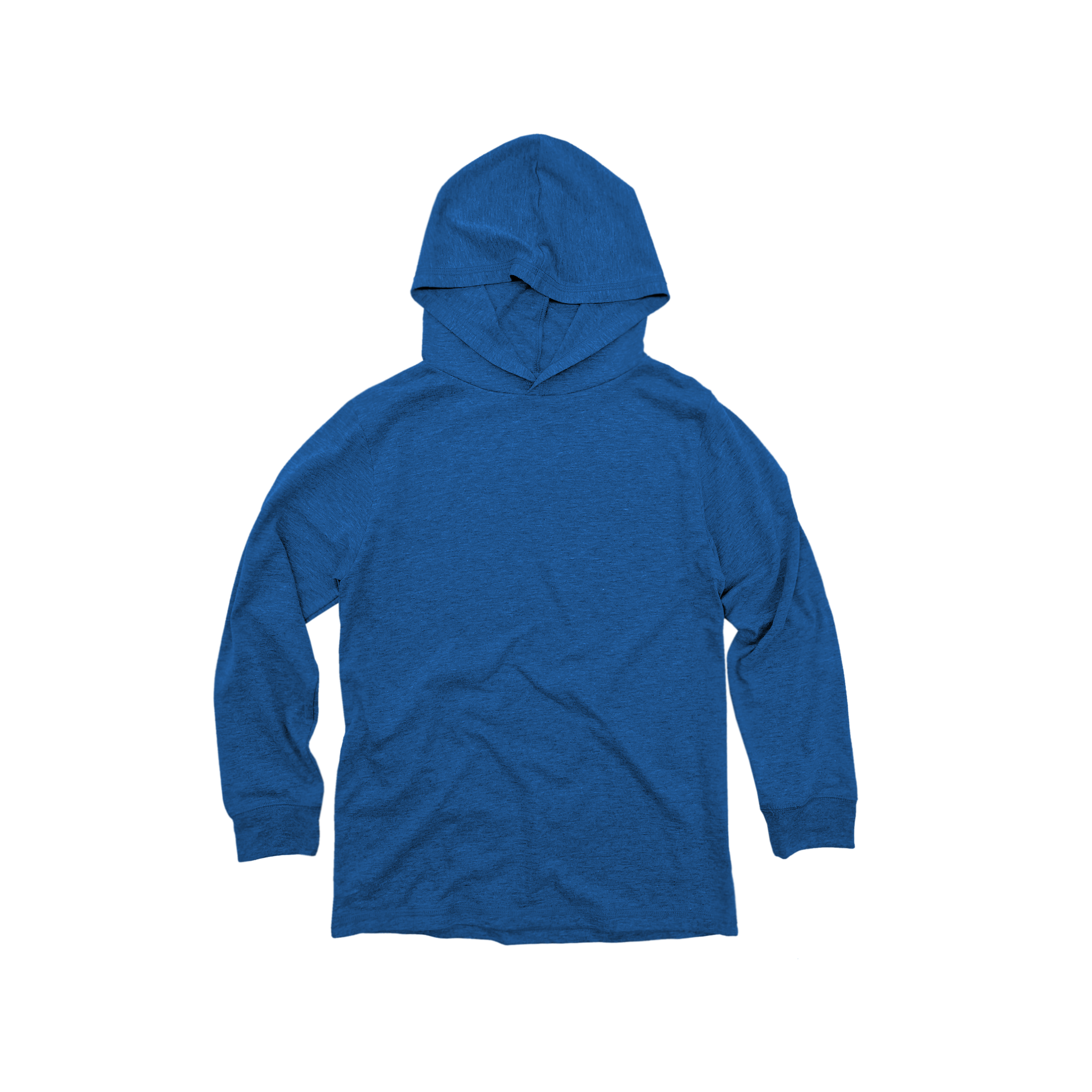 Youth Hooded Long Sleeve Triblend Tee