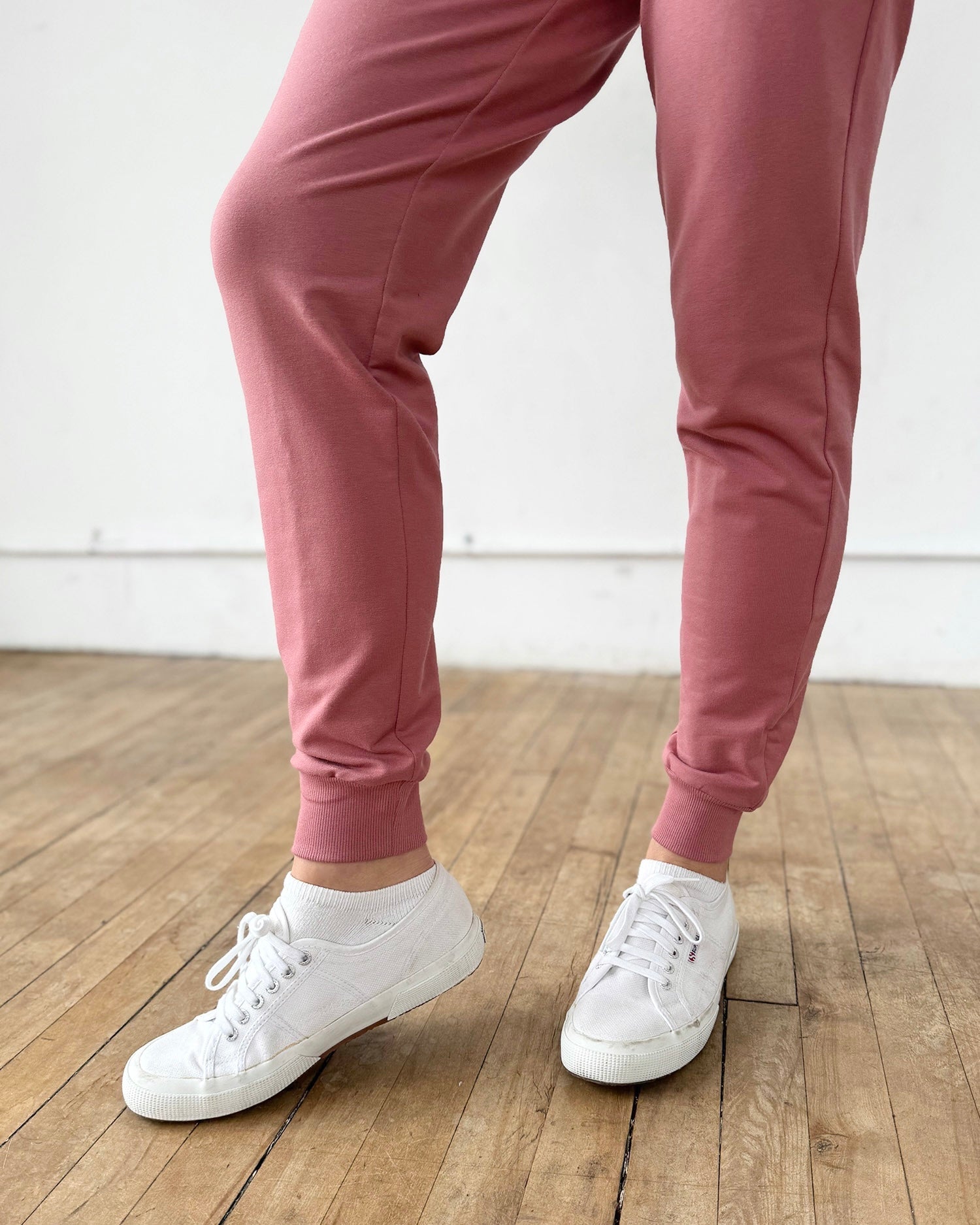 GRETA joggers in Withered Rose