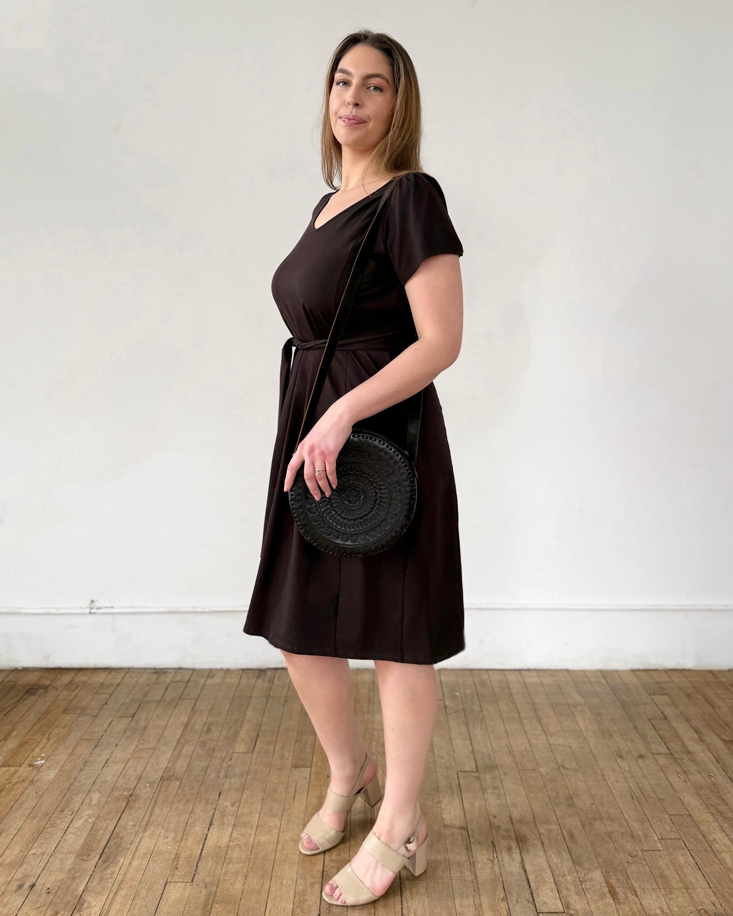 QUINTA dress in Chocolate Torte