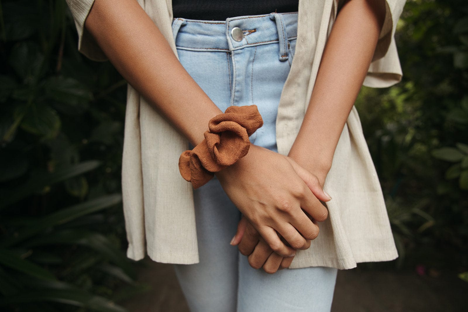 Rust Scrunchie