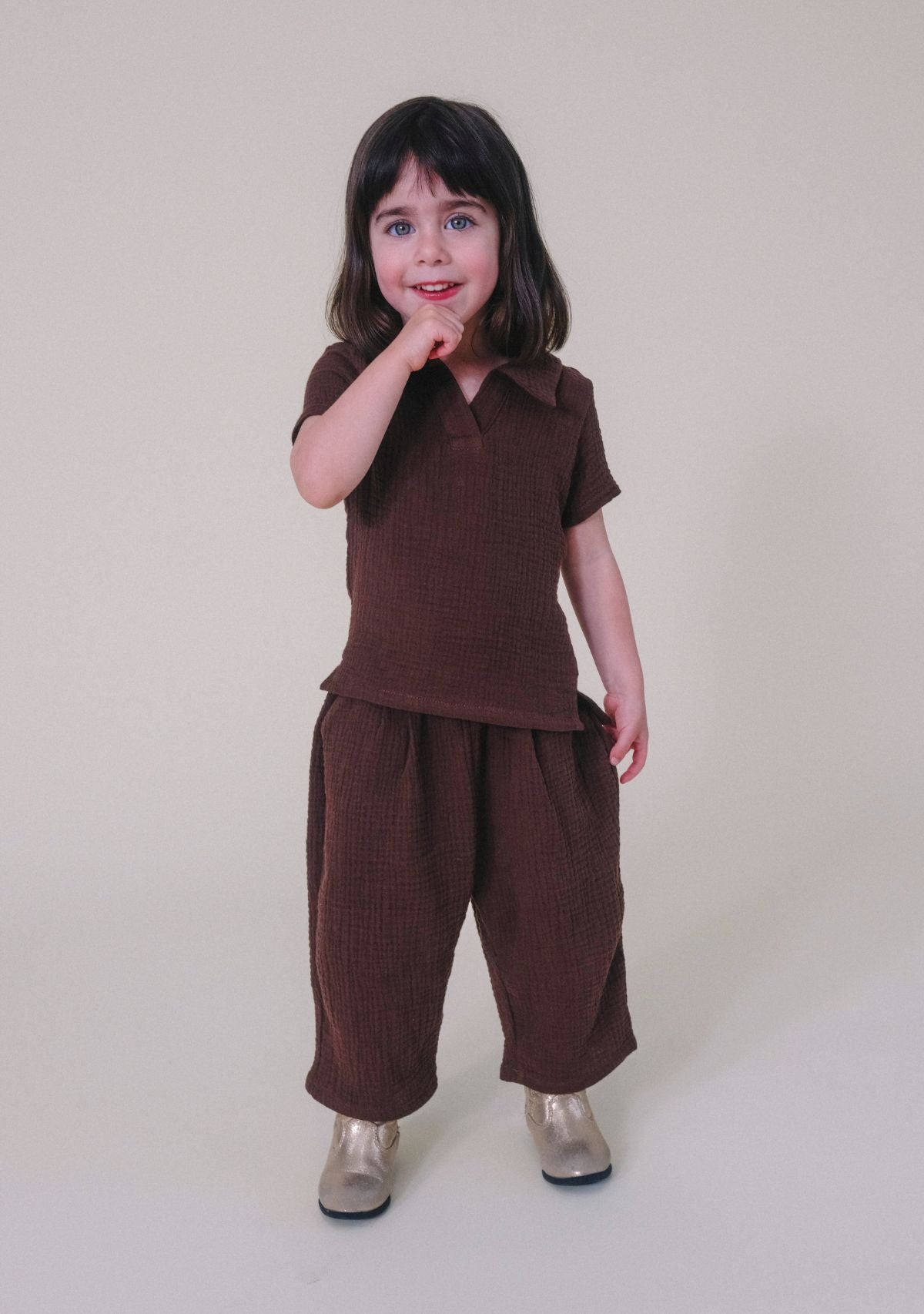 Nico Toddler Pant- Chicory Coffee