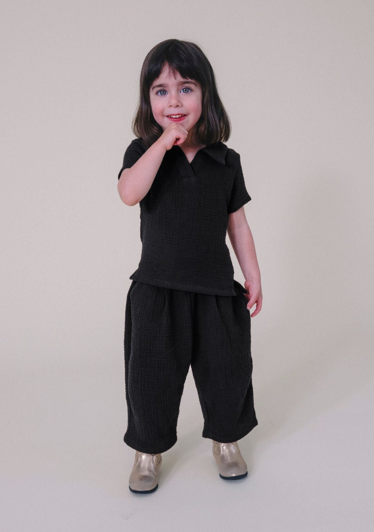 Nico Toddler Top - Black
