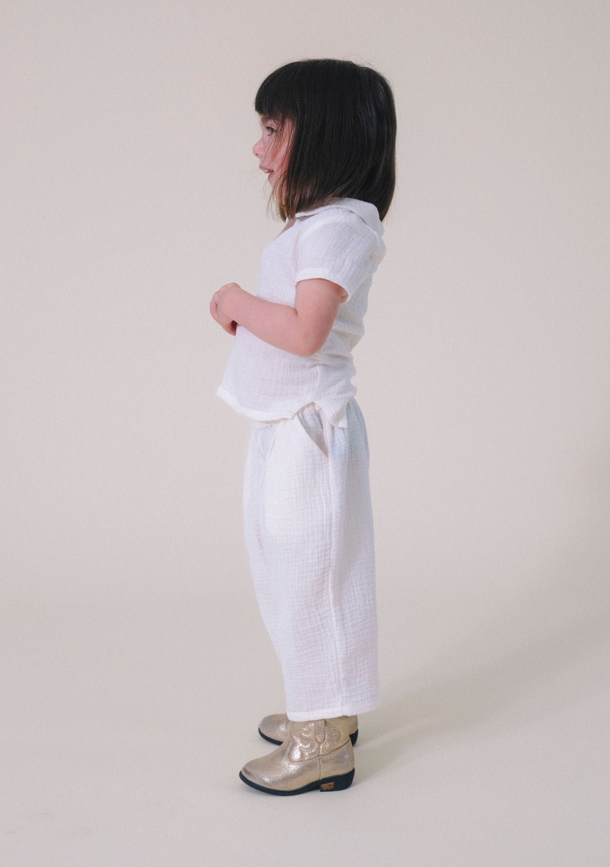 Nico Toddler Top - Ivory