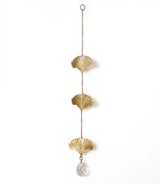 Surya Cascade Floral Engraved Brass Suncatcher