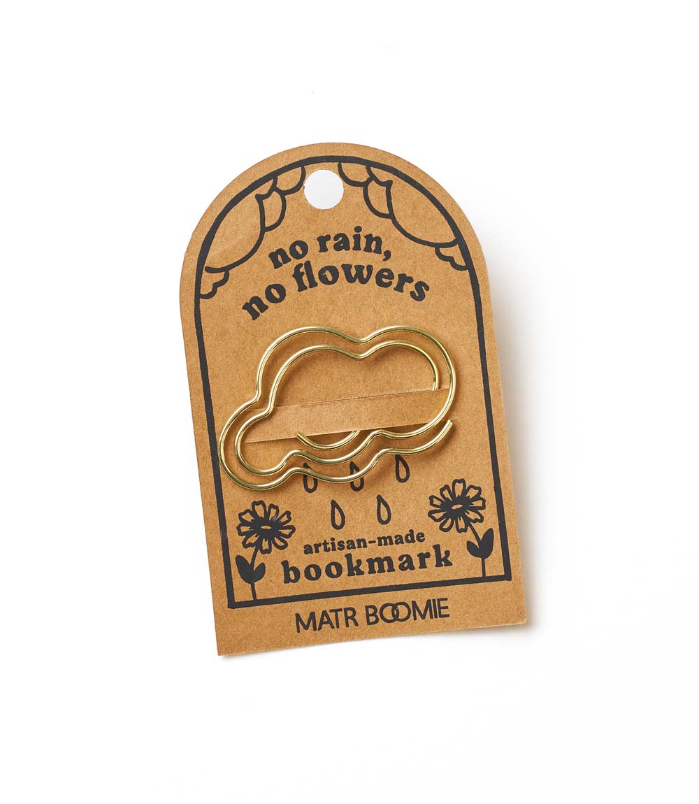 Kitaab Cloud Wire Bookmark - Gold