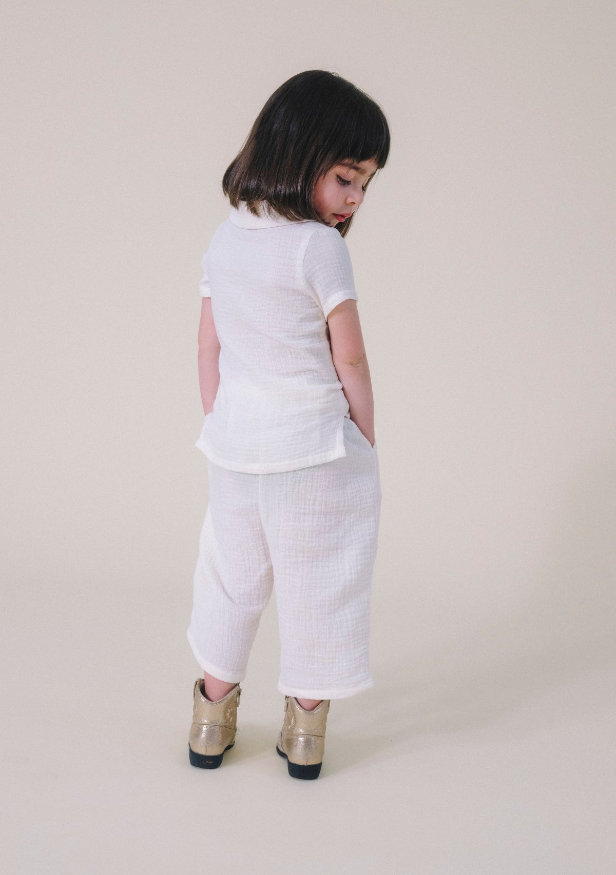Nico Toddler Top - Ivory