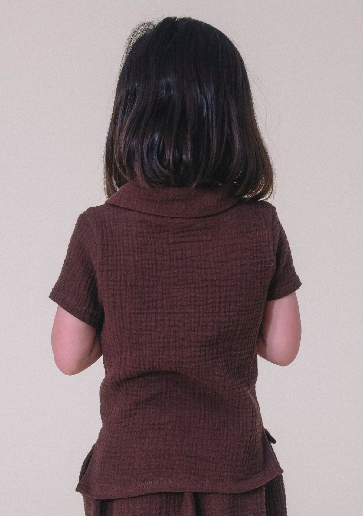 Nico Toddler Top - Chicory Coffee