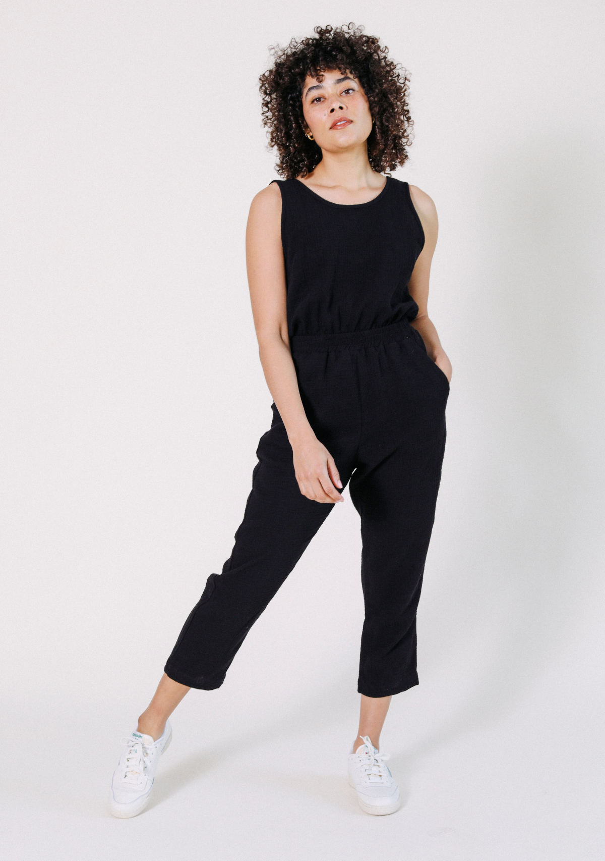 Jameela Organic Cotton Jumpsuit - Black