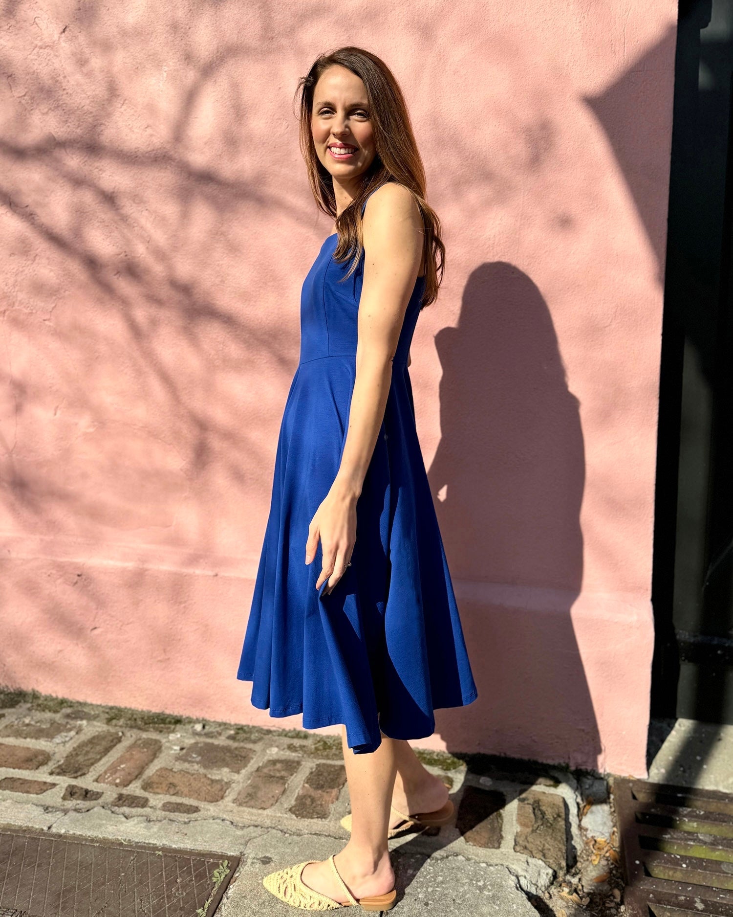 LAVANDE dress in Cobalt Blue