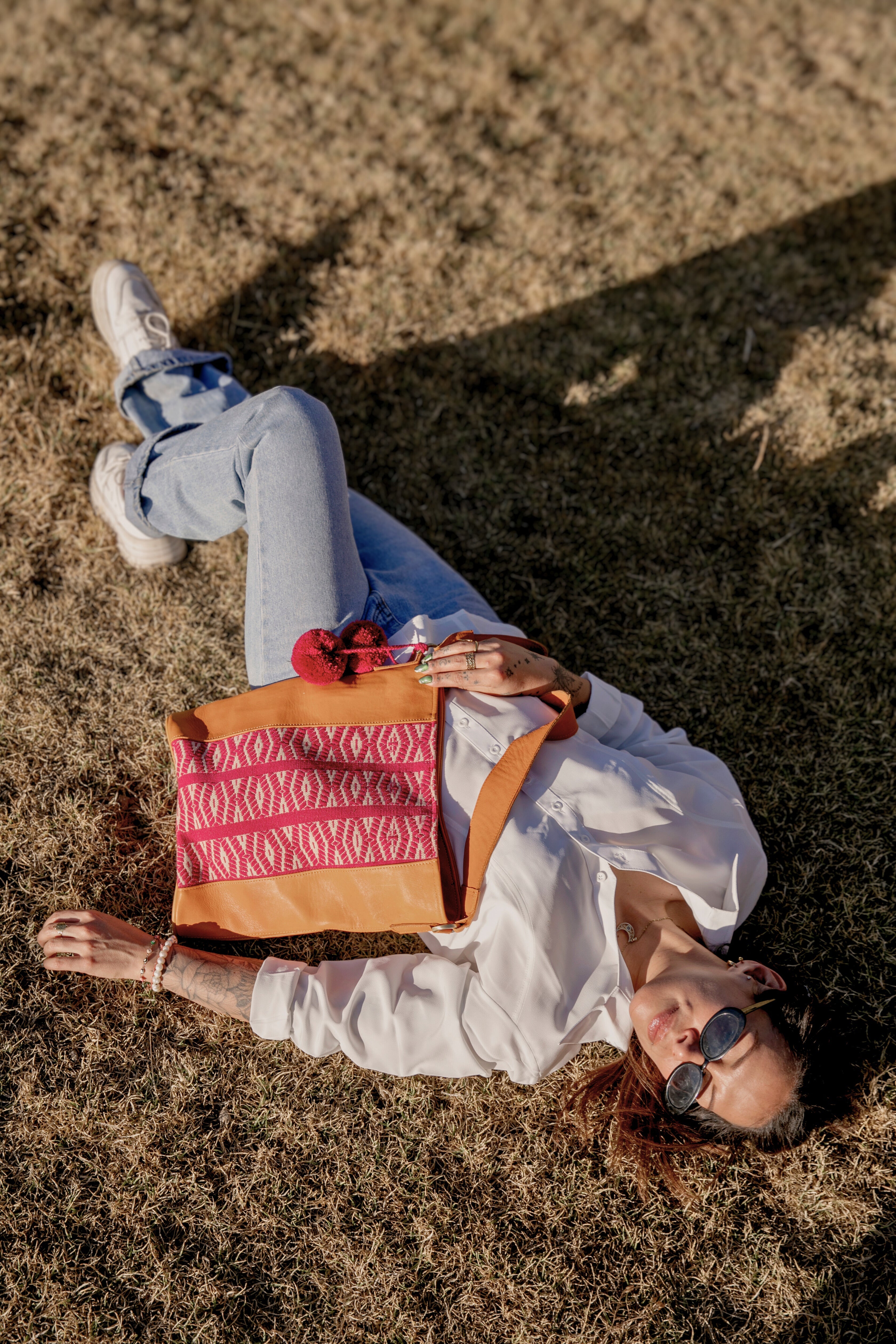 Woven Shoulder Bag