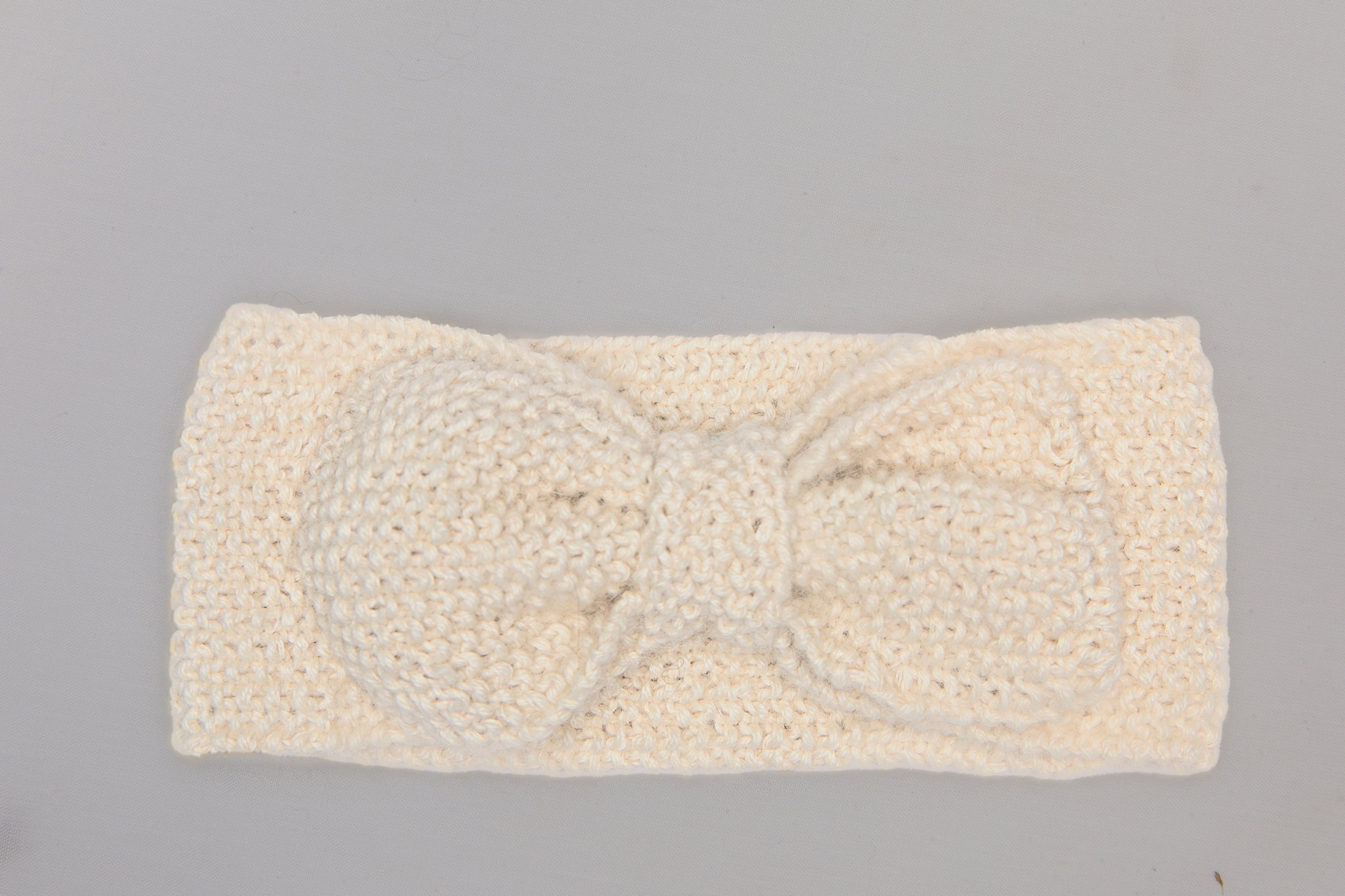 Muku Knit Baby Bow Headband