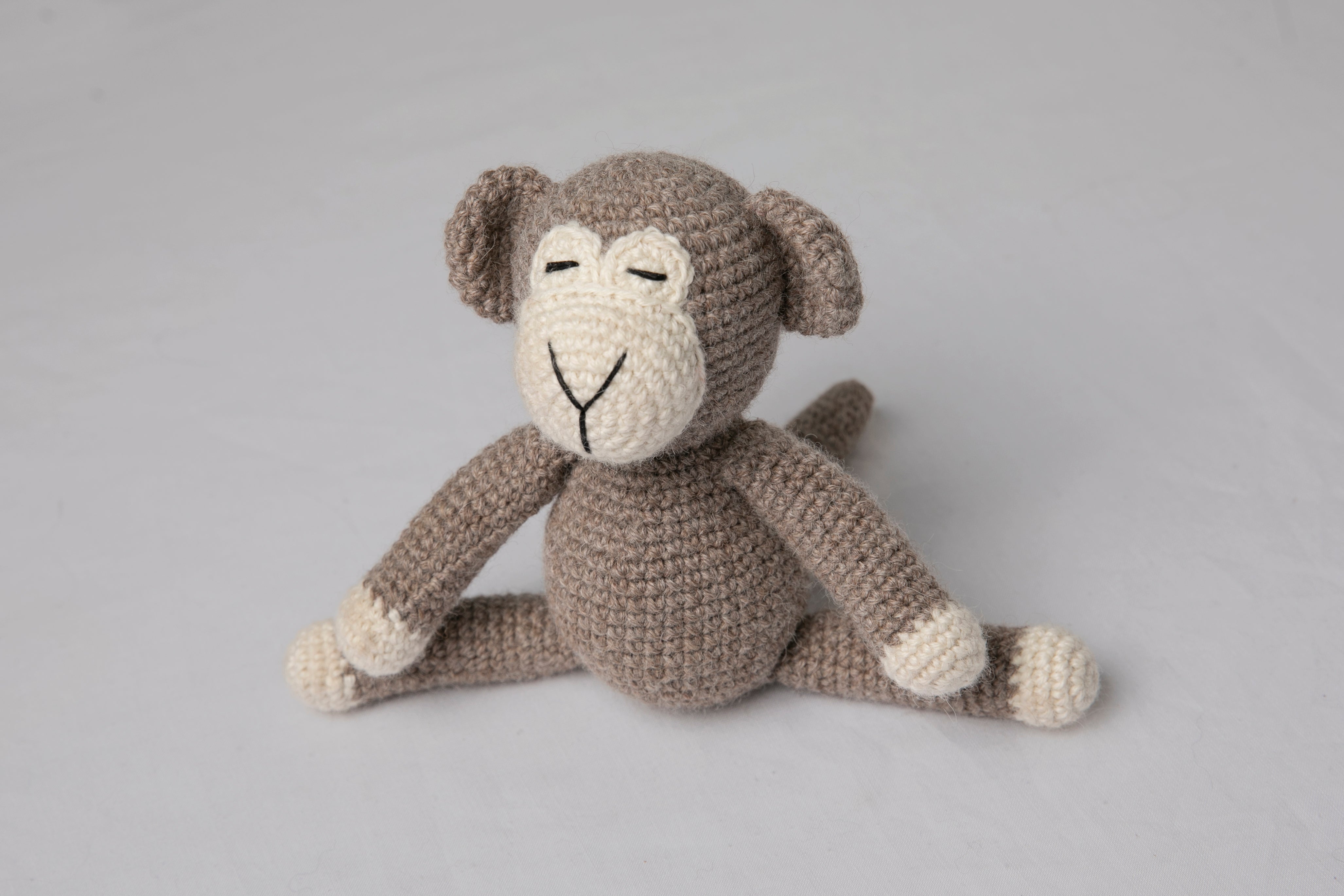 Monkey Knit Play Toy
