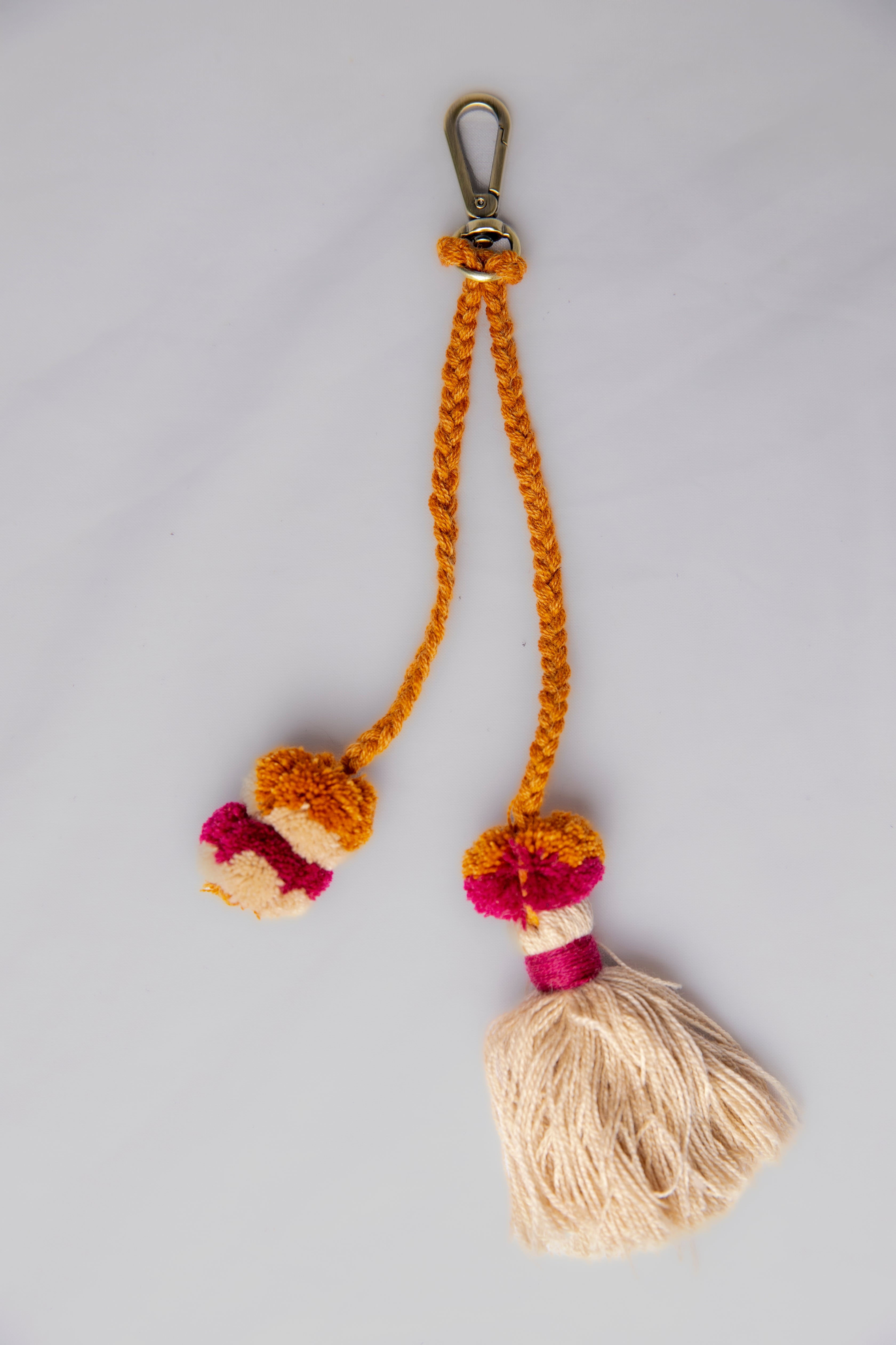 Tassel Pom Pom Keychain