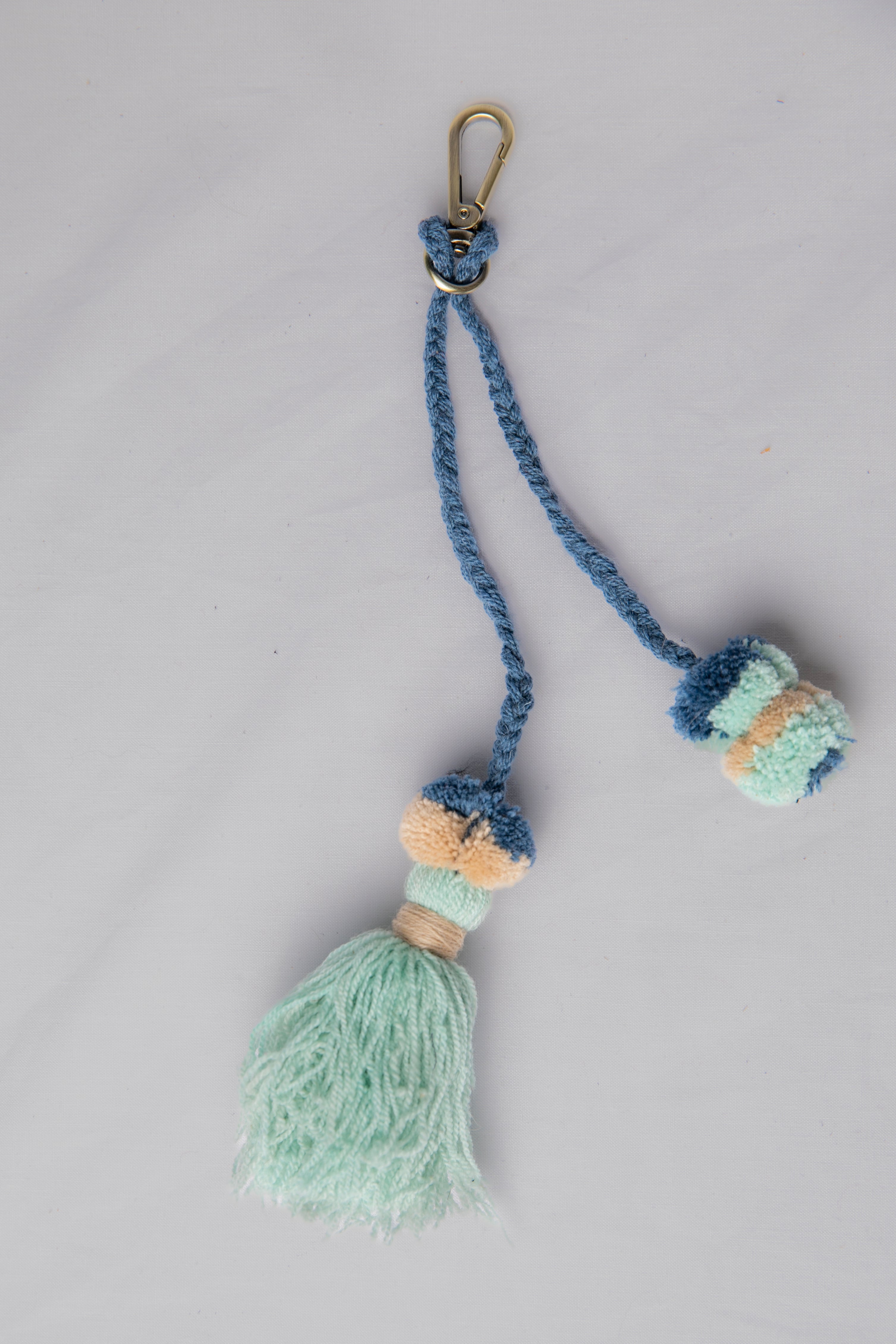 Tassel Pom Pom Keychain