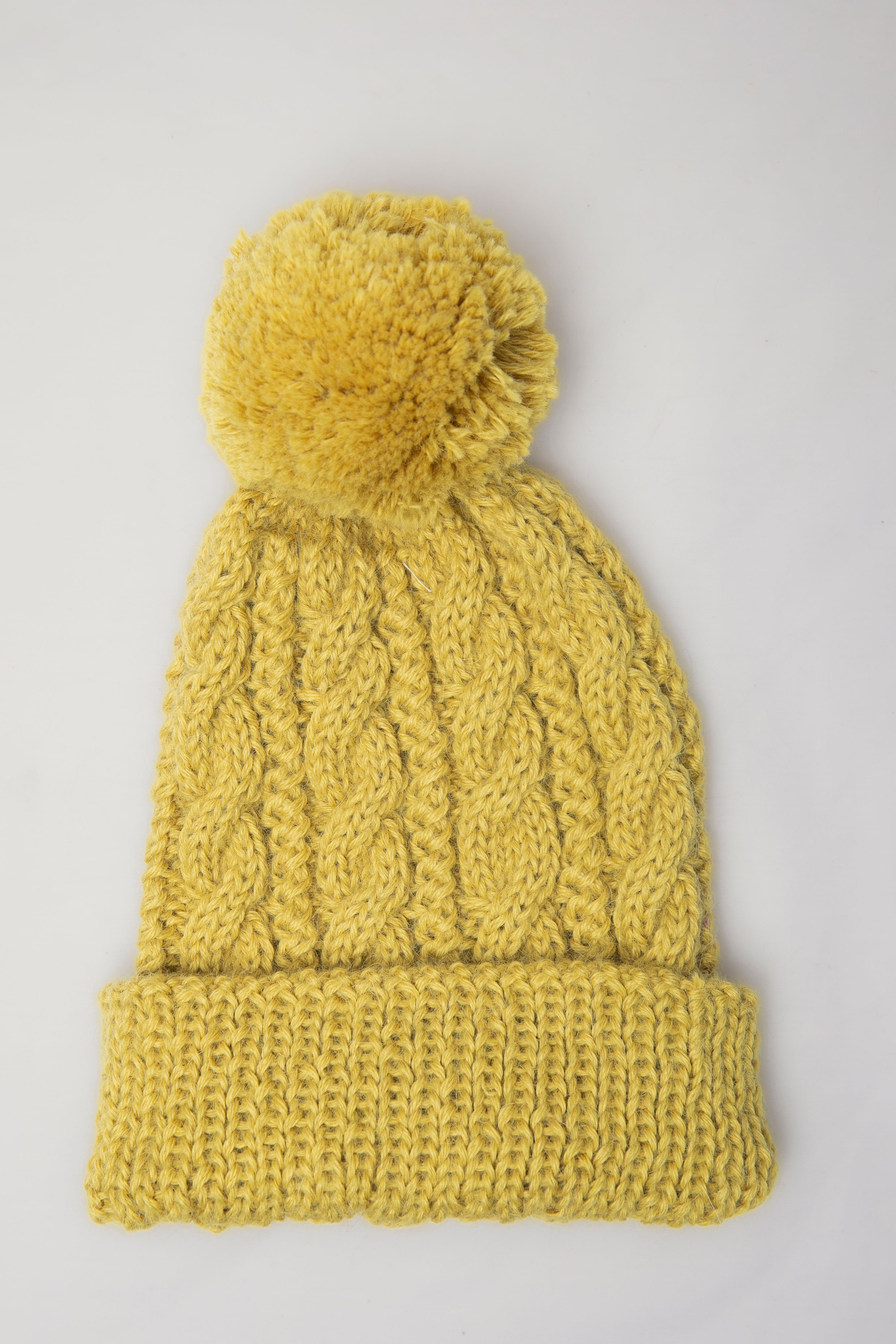 Wayra Cable Pom Beanie