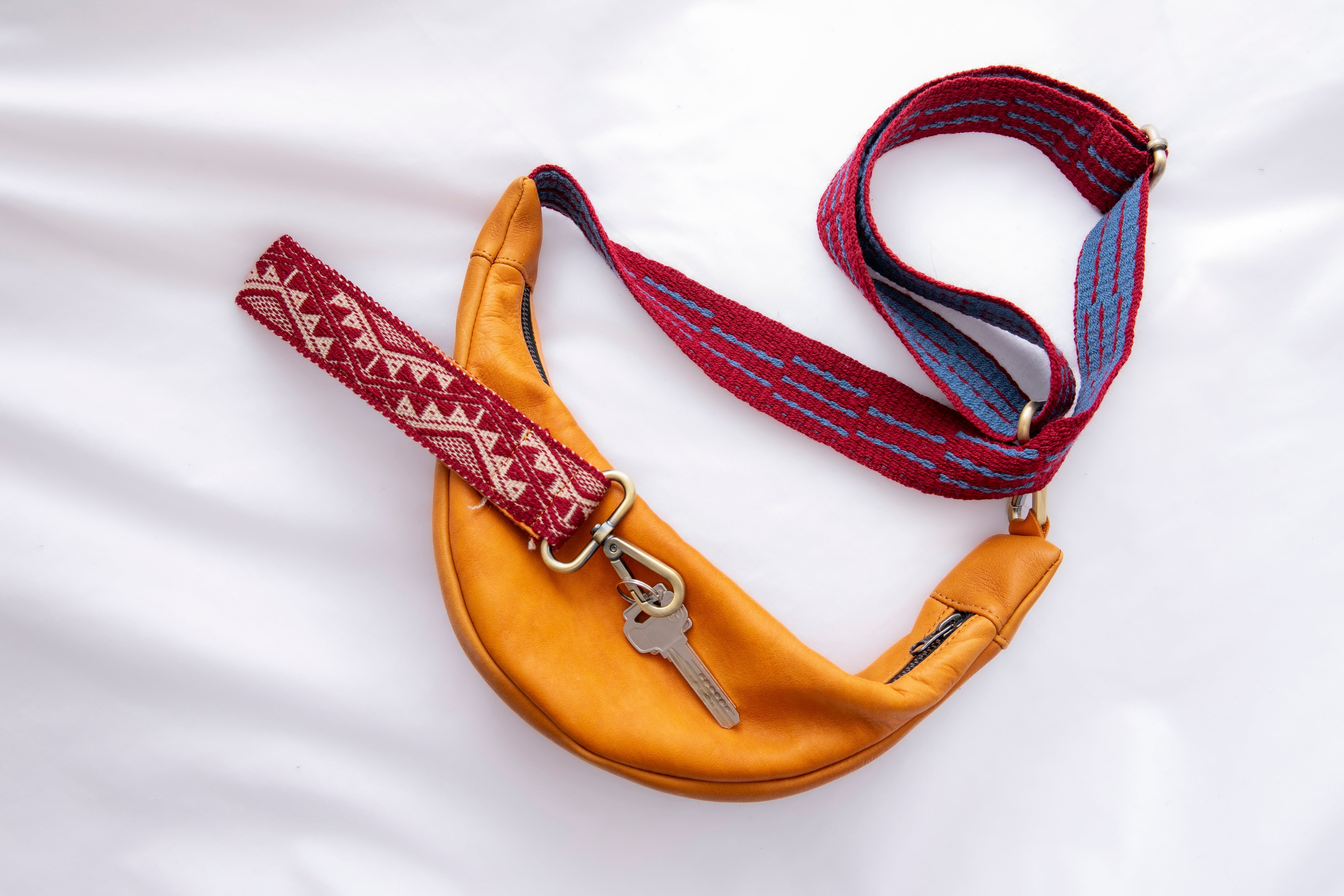 Leather Crescent Bag