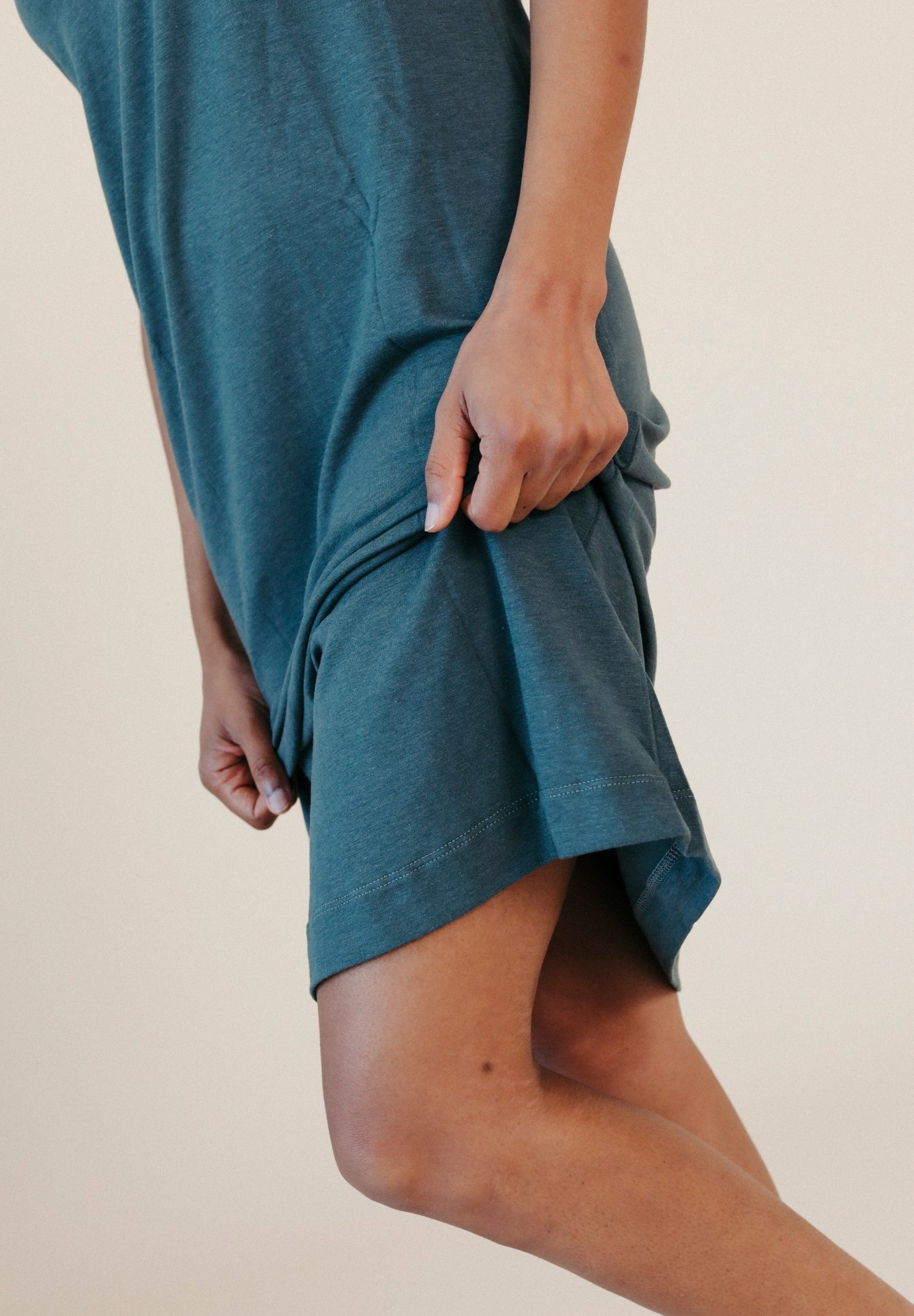 Sophie Tank Jersey Dress - Pine